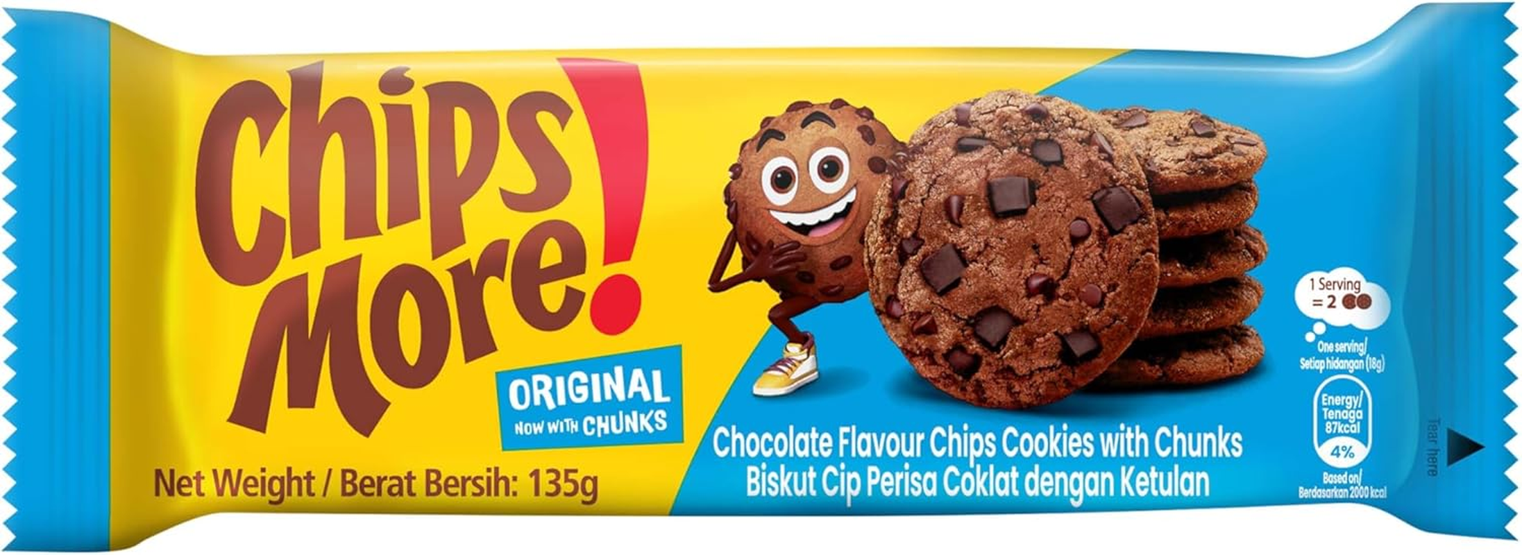 Chipsmore Cookies, Original, 163.2G image number 1