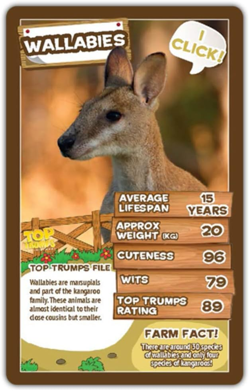 Winning Moves WMA Top Trumps Farm Animals Board Game image number 2