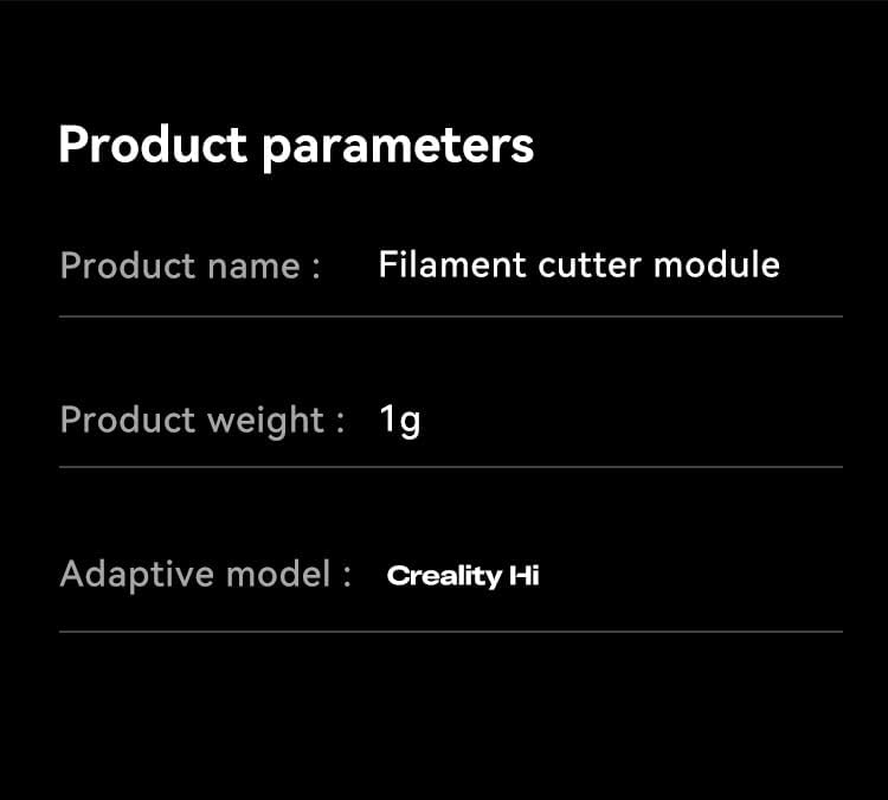 Creality Hi Filament Cutter (5Pcs) &ndash; Official Original Replacement, Fast Cut-Off, High Durability, Quick Replacement &ndash; 3D Printer Accessories image number 2