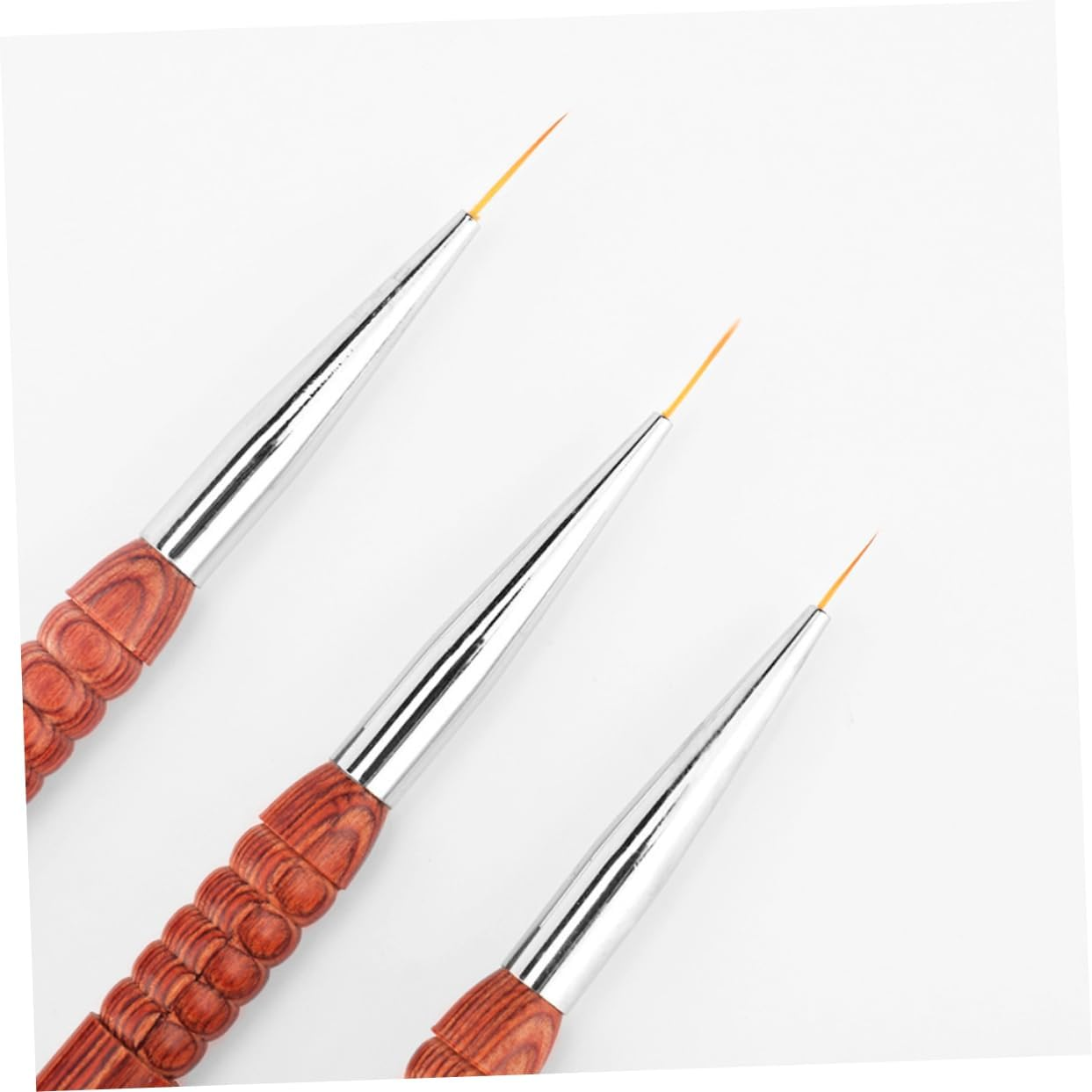 SAFIGLE 3 Pcs Nail Art Liner Brush Durable Nail Design Painting Pens for Detailed Artwork for Home and Professional Use image number 4