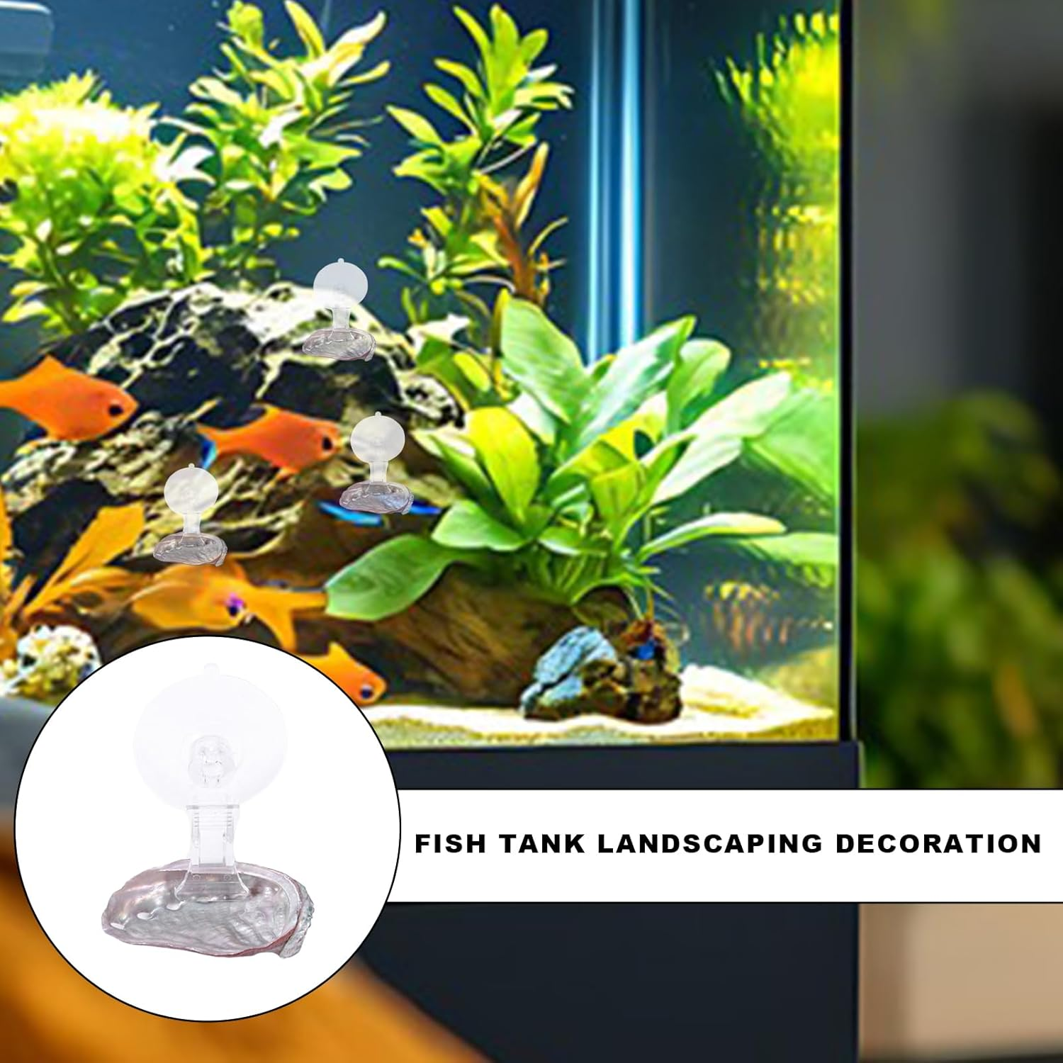 Betta Hammock for Small Tank - Aquarium Suction Cup Bed | Fish Resting Hiding Place for Pet Bettas Enrichment Activities, Swim Play Tank Accessories image number 3