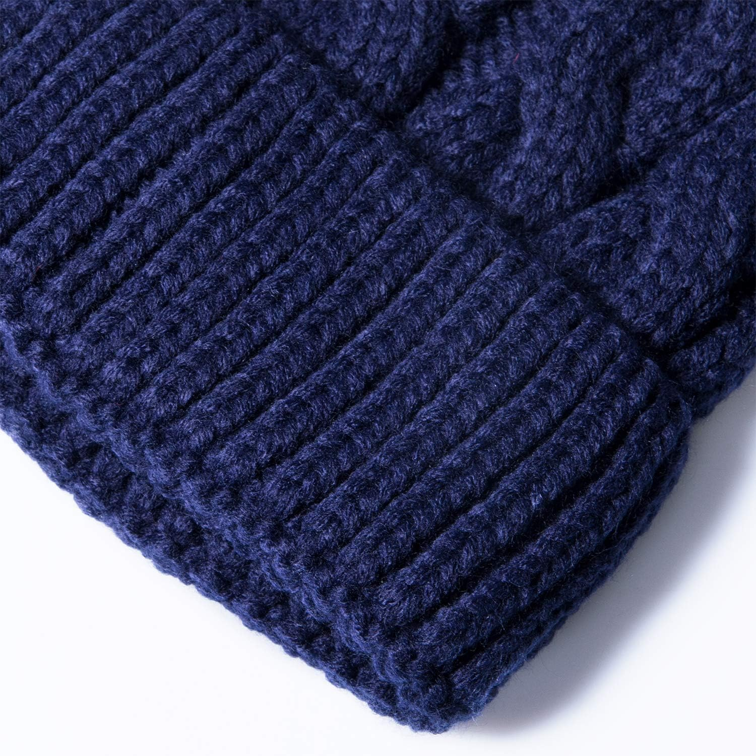 Chalier Ponytail Messy Bun Beanie Winter Crochet Ponytail Hole Hat for Women