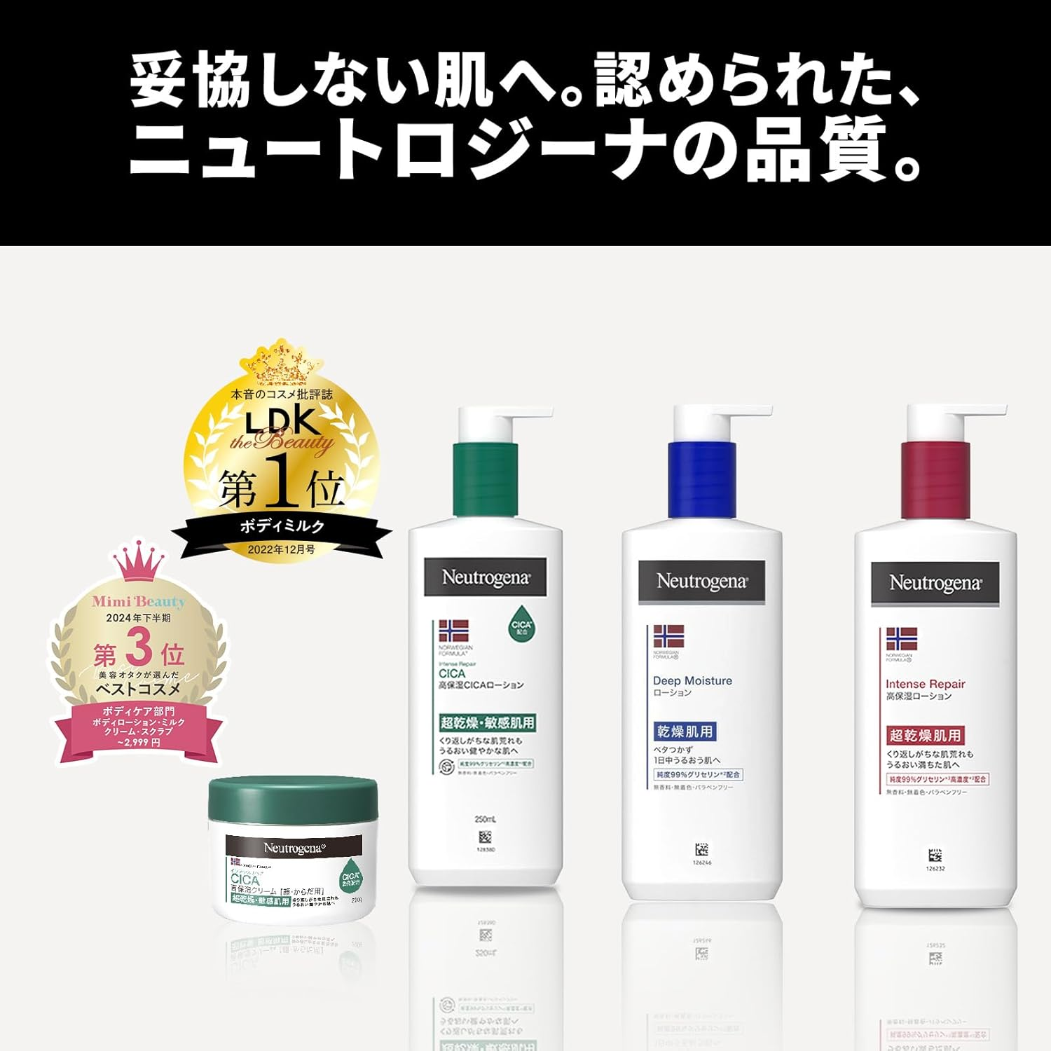 Neutrogena (Neutrogena) Norwegian Formula Intense Repair Body Emulsion Fragrance-Free 250Ml image number 6