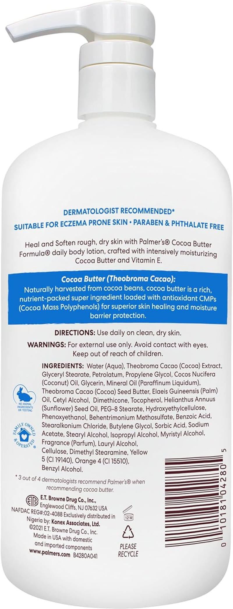 Palmer'S Cocoa Butter Lotion, 1000 Ml image number 2