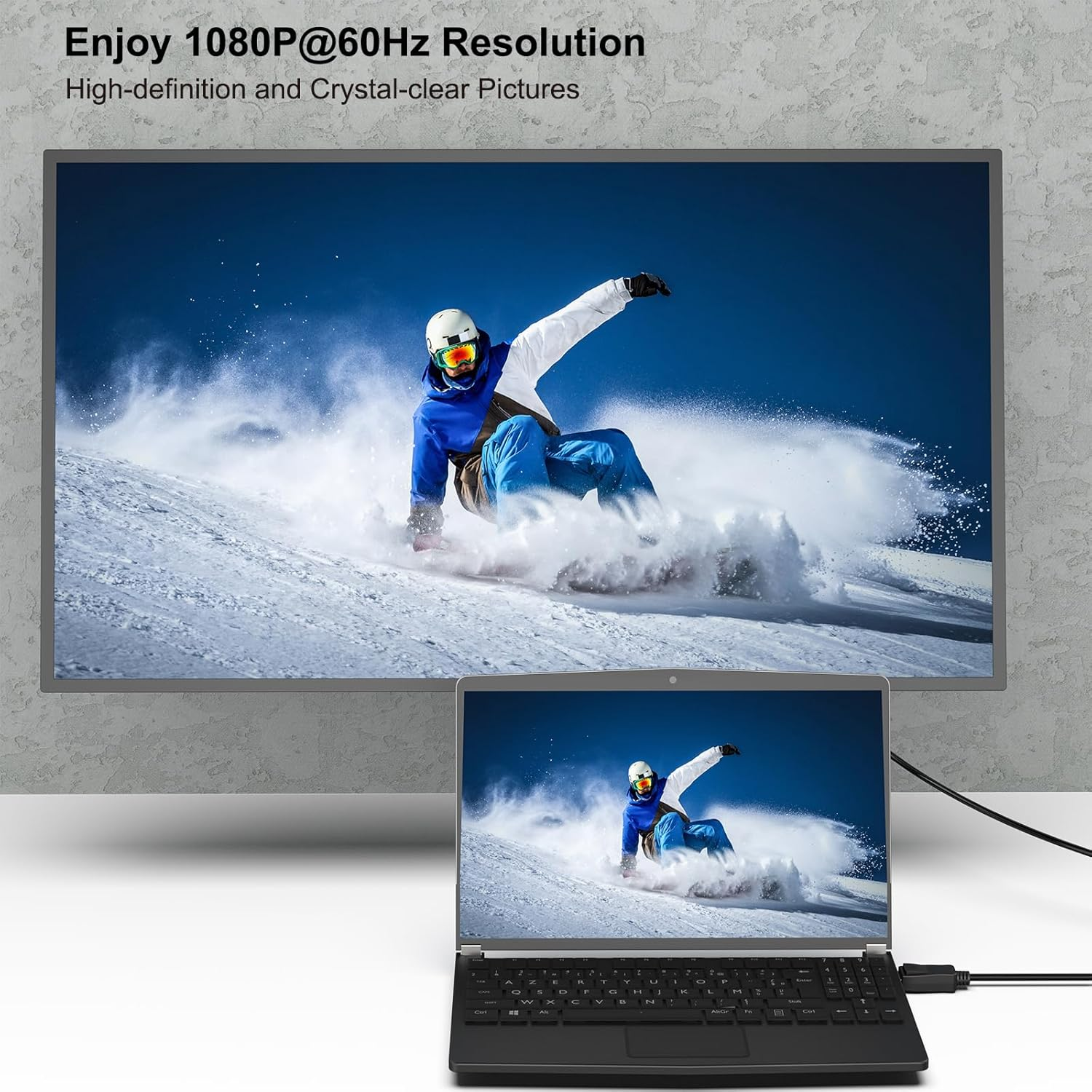 Displayport to VGA Adapter, Benfei DP Displayport to VGA 10 Feet Cable Male to Male Gold-Plated Cord Compatible for Lenovo, Dell, HP, ASUS and Other Brand image number 6