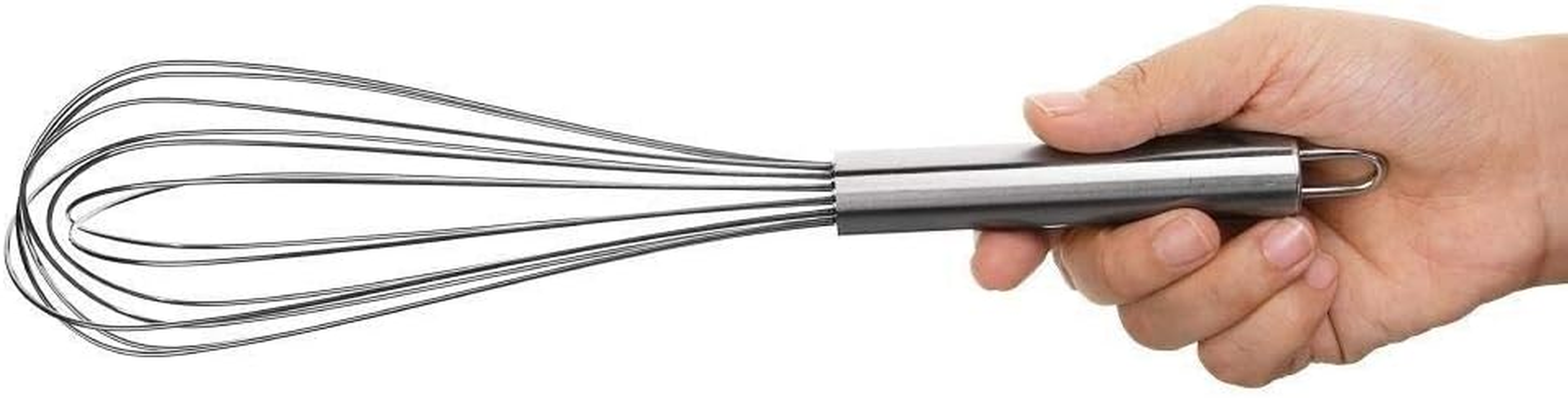 Nisbets Essentials Stainless Steel Whisk, 12-Inch Length image number 4