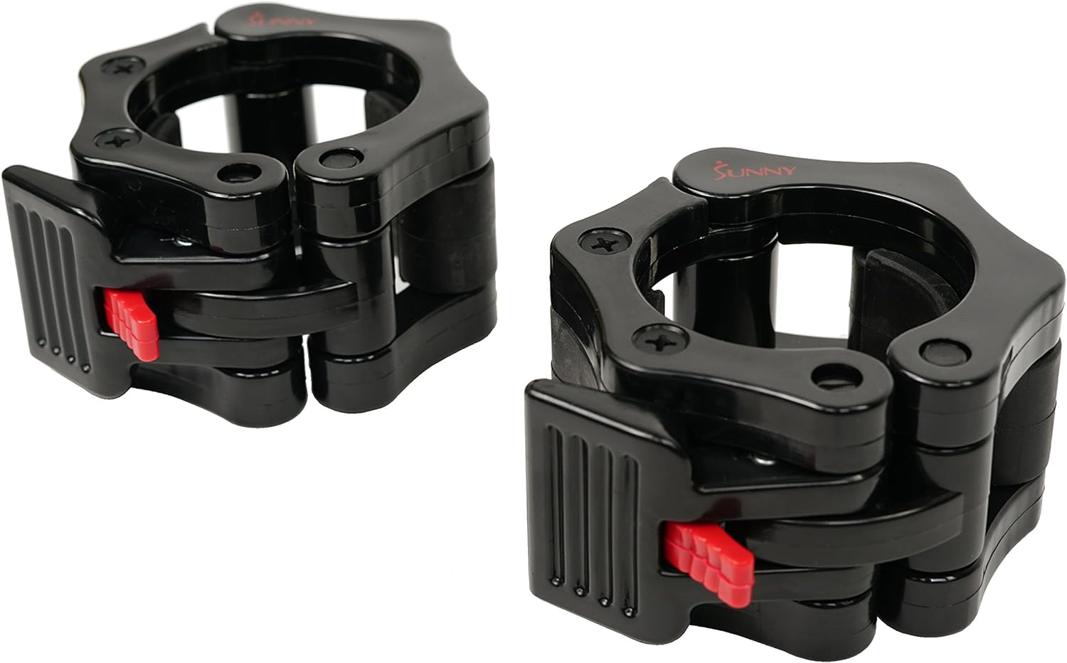 Sunny Health & Fitness Shark Clamp Barbell Lock Collars for Olympic Barbells Sunny Health & Fitness Shark Clamp Barbell Lock Collars for Olympic Barbells image number 6