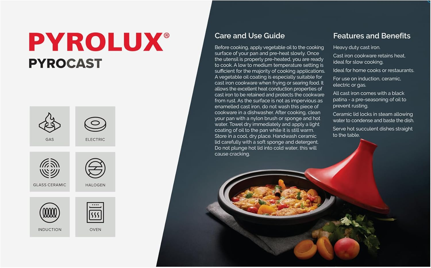 PYROLUX PYROCAST TAGINE 32CM/2.9L image number 4