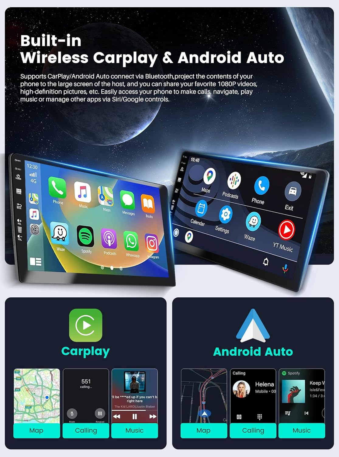 MISONDA Car GPS Navigation Head Unit Android 14 for Nissan Patrol V5 Y61 2004-2021 Carplay Android Auto Wifi Bluetooth Mirror Link USB FM AM 2G+32G image number 6