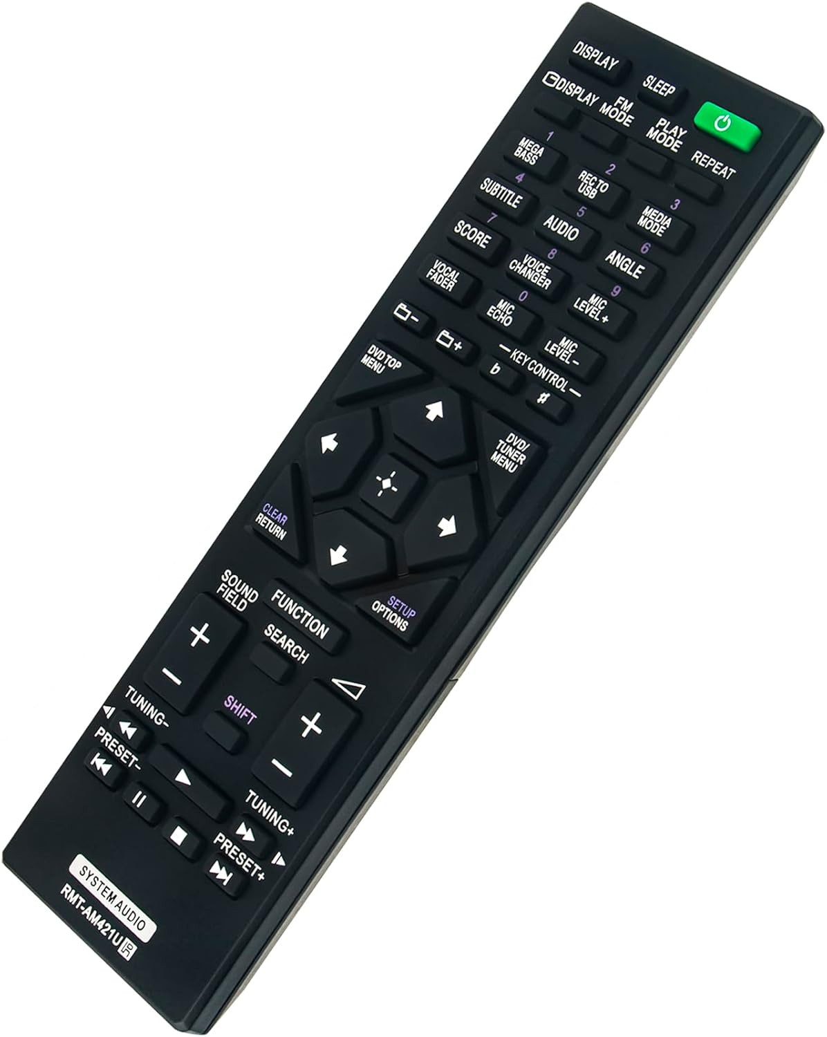 RMT-AM421U Replacement Audio Remote Control Compatible with Sony High Power Home Audio System MHC-M40D HCD-M40D MHC-M20D RMT-AM420U MHC-M60D MHS-V72D MHC-M80D MHC-V83D MHC-V73D image number 2