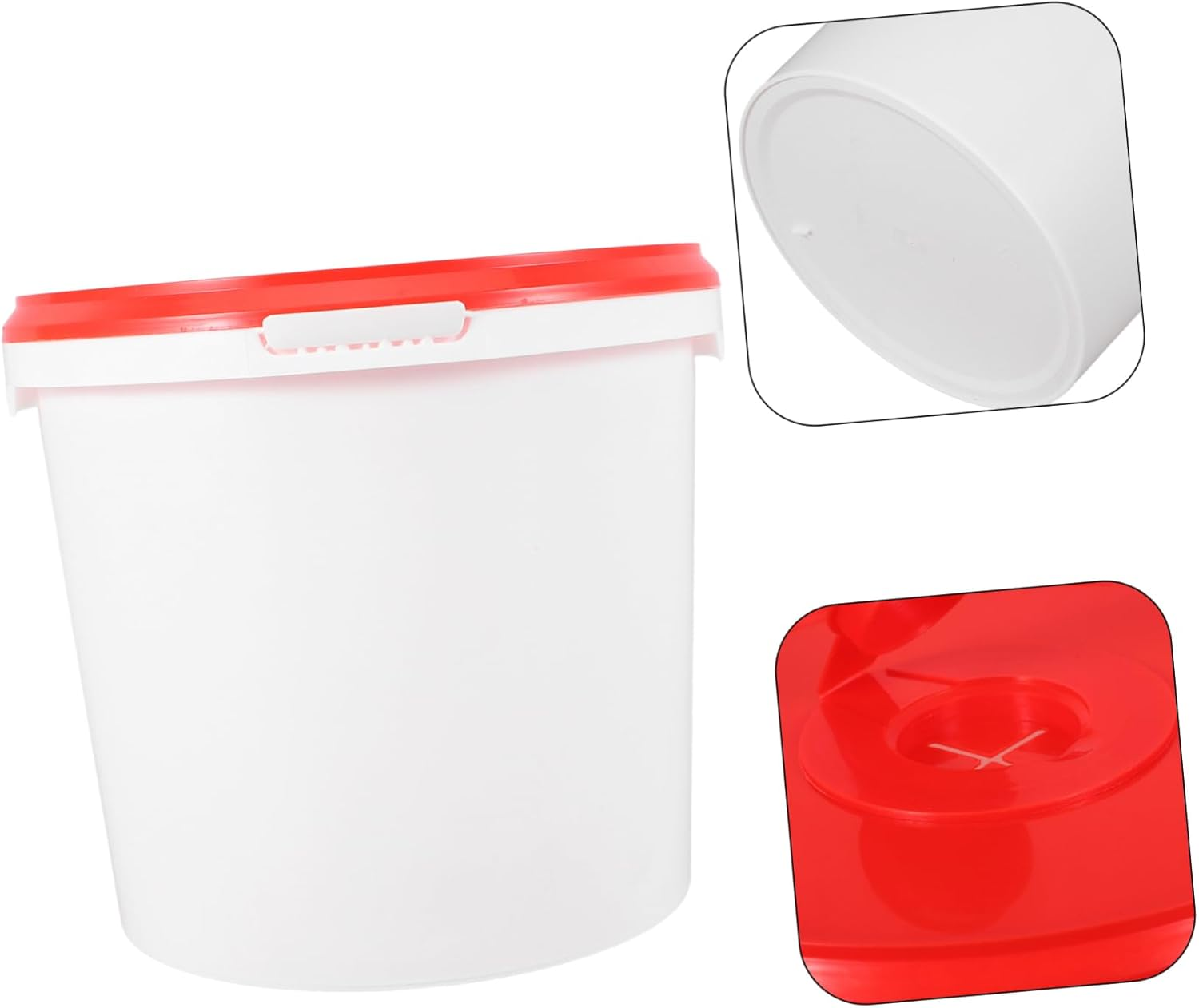 Refillable Wipe Container for Travel Portable Plastic Wipe Dispenser Lid for Car Lightweight And image number 1