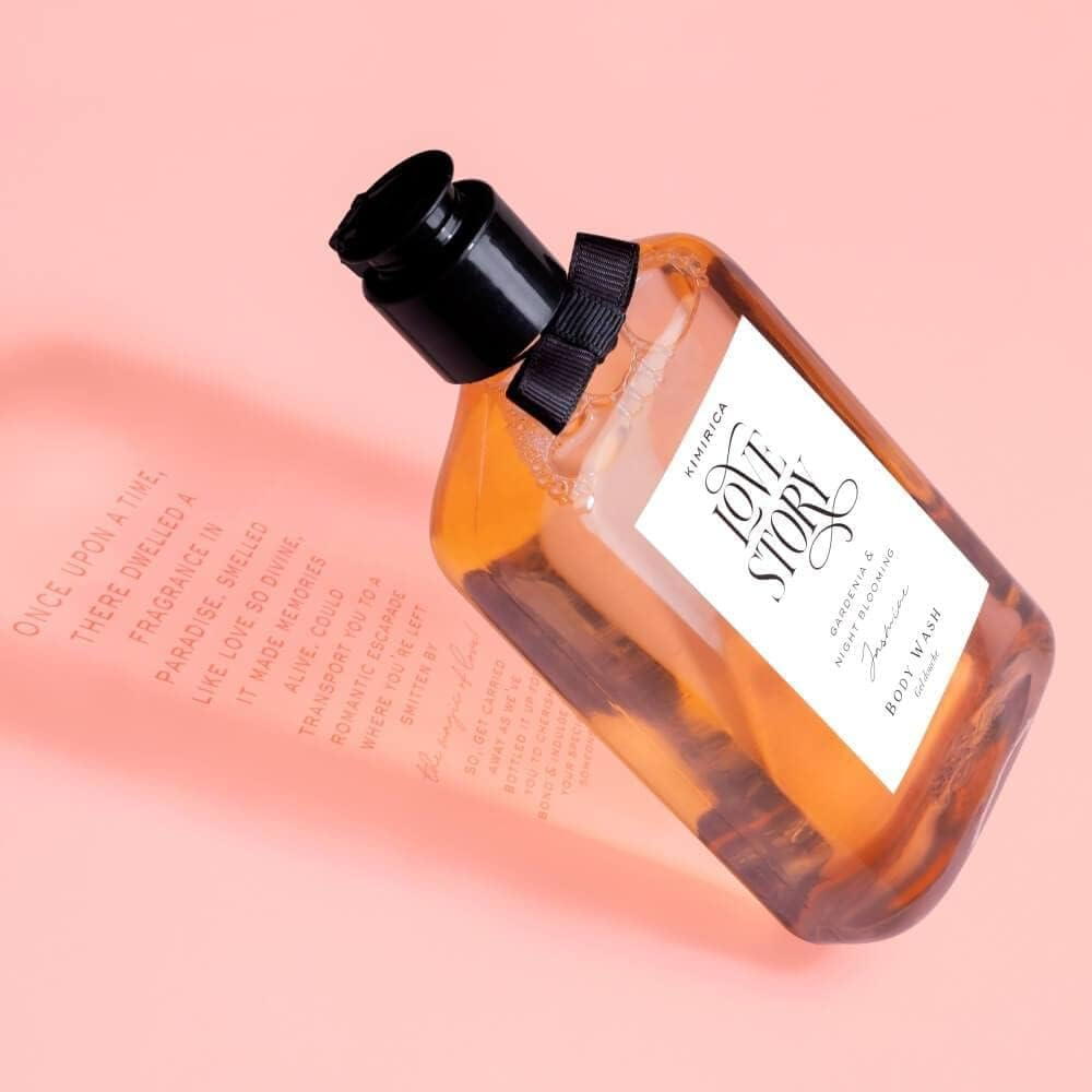 Kimirica Love Story Gardenia and Night Blooming Jasmine Shower Gel and Moisturizing Summer Body Lotion Duo,(270Ml | 270Ml) image number 4