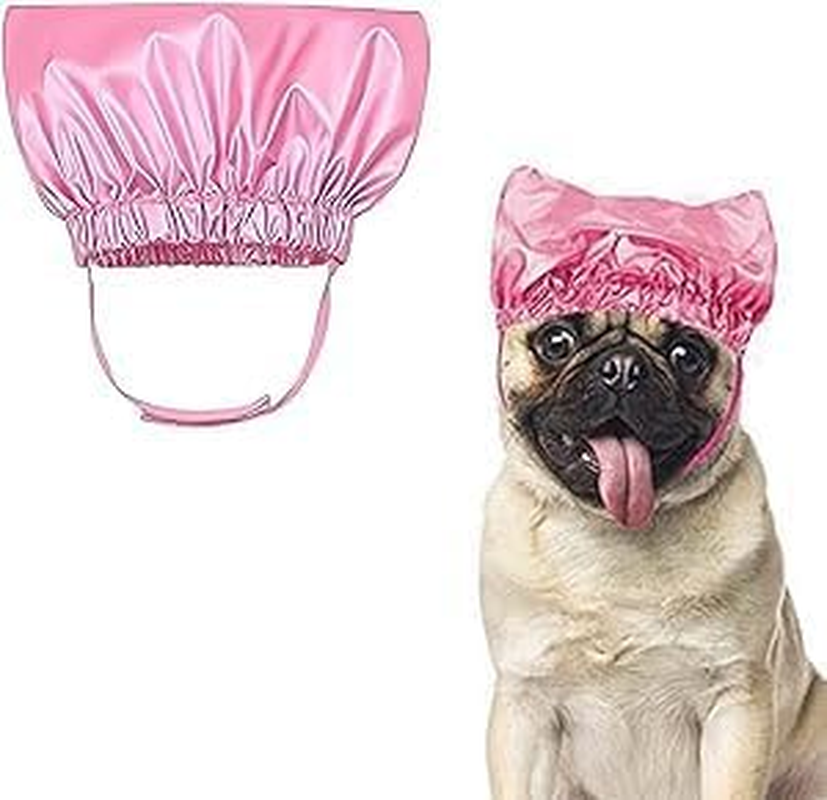 1 PCS Cat & Dog Shower Hat - Waterproof Pet Bath Cap with Ear Covers, Durable Polyester Grooming Cap for Bath Time, Prevents Ear Infections