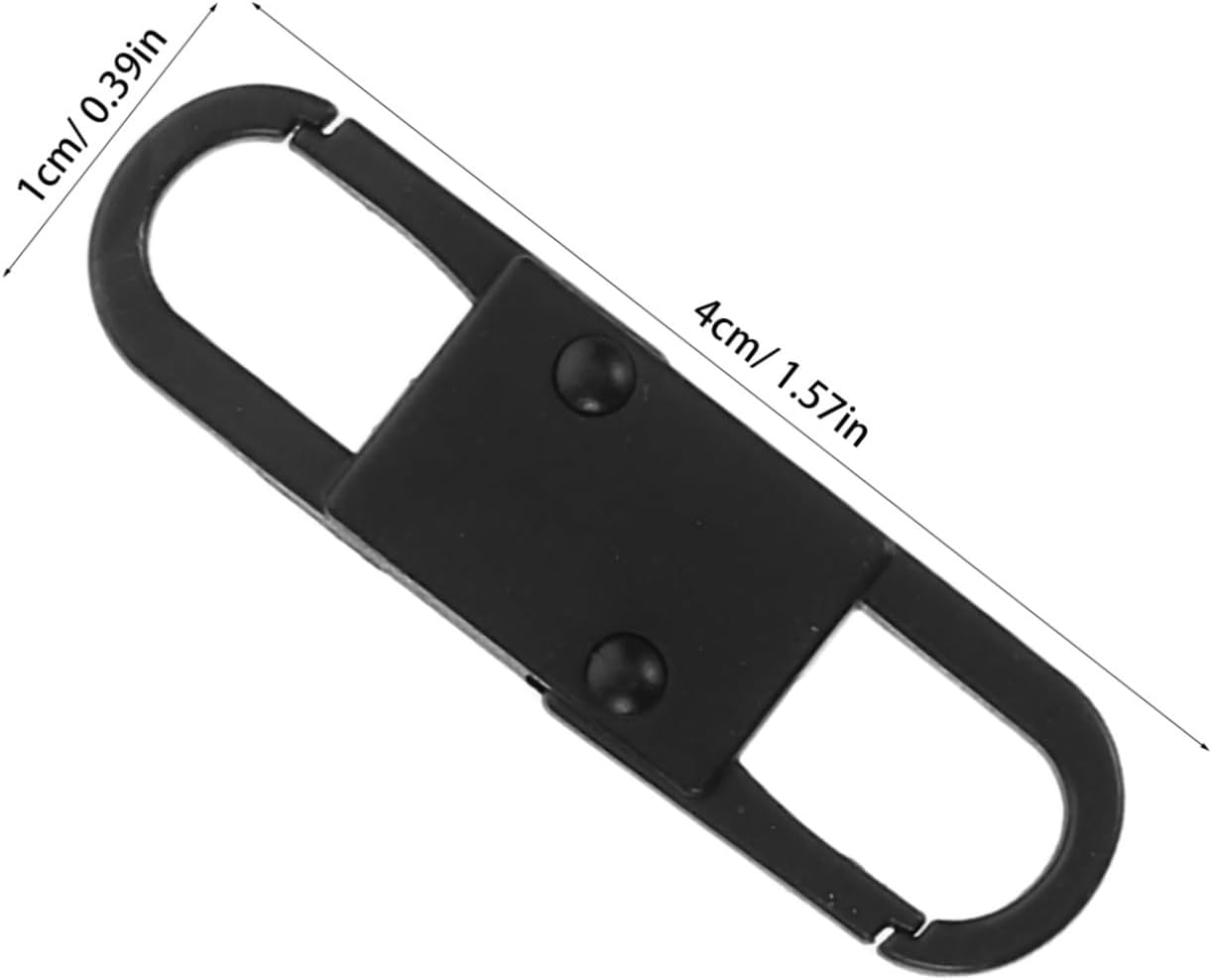 WOONEKY 20Pcs Theft Double Carabiner Clips Small Spring Gate Snap Hooks for Keys Luggage Handbags Metal Alloy Mini Clips for Travel and Outdoor Use