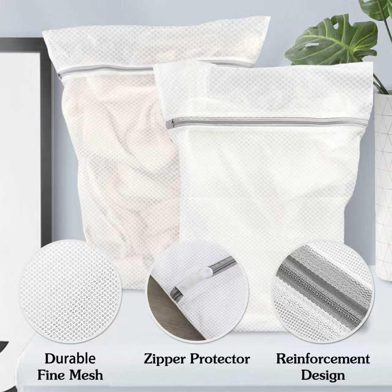 Laundry Bag, 4 Pcs Mesh Laundry Bags for Delicates, Washing Bag for Underwear, Bra, Socks, 12 X 16 Inches image number 1