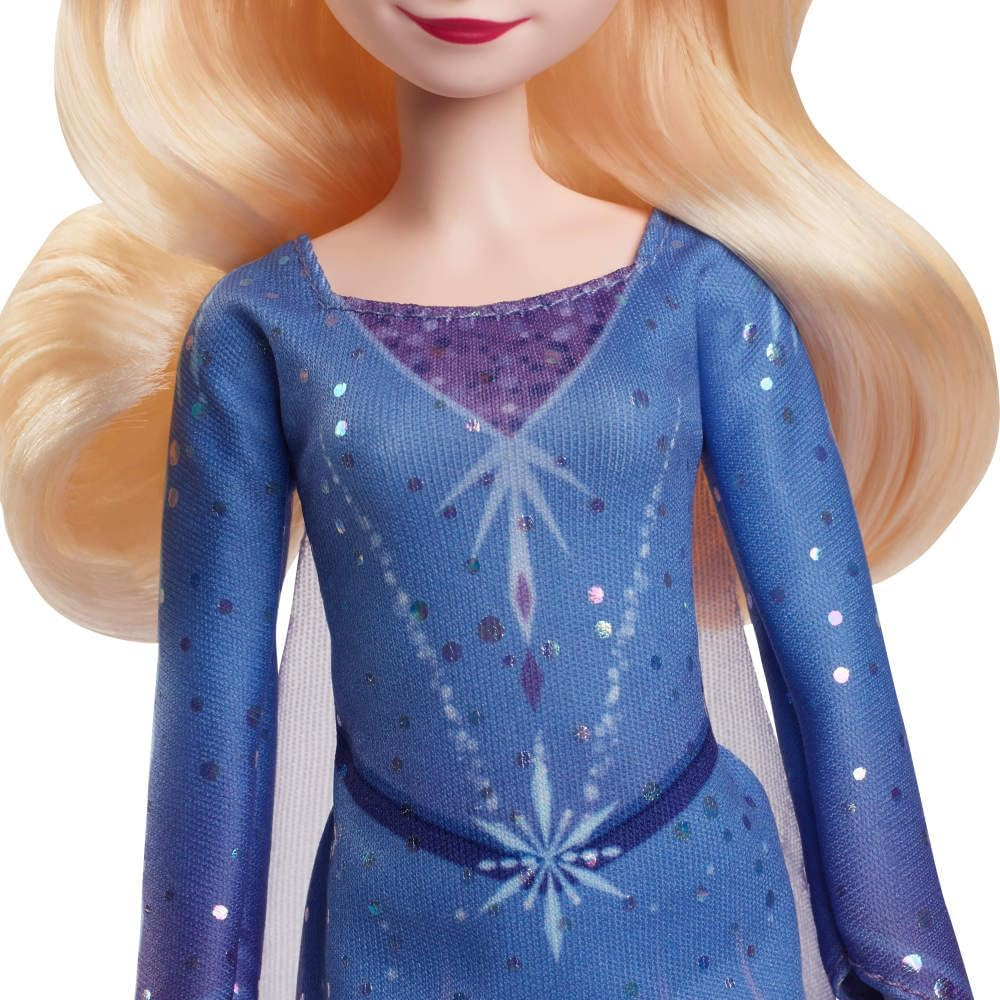Mattel Disney Frozen Elsa Fashion Doll & Accessories, Ice-Skating Look with Removeable Dress & Skates plus 1 Pair of Shoes, Inspired by Frozen: Winter Festival image number 1