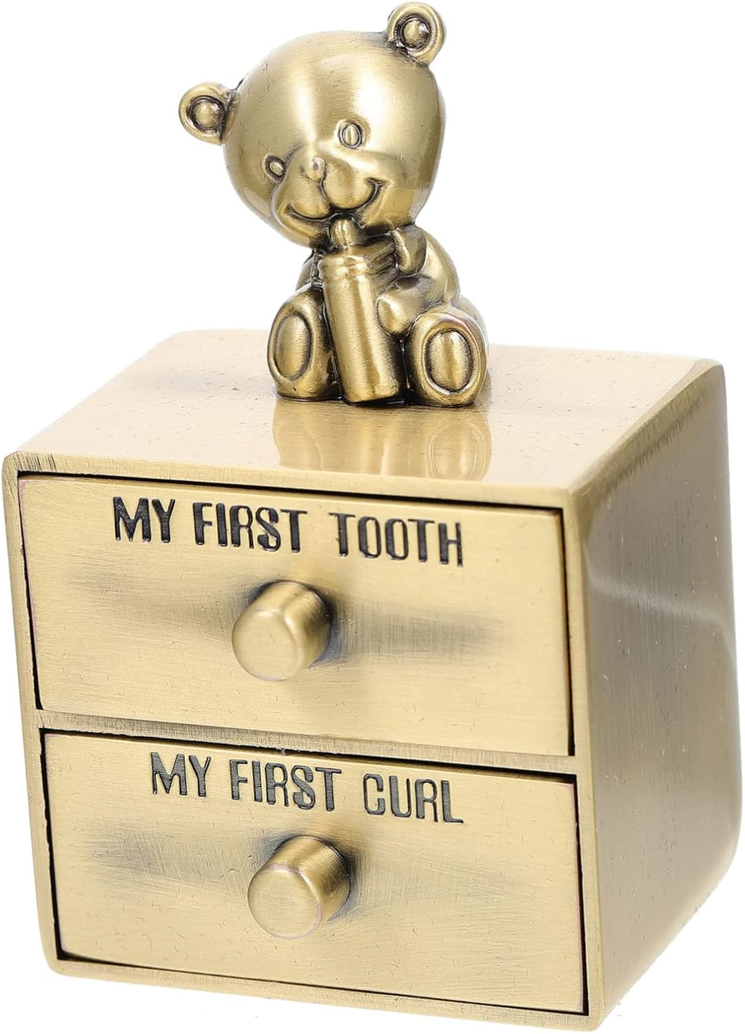 Sosoport Boys and Girls Deciduous Teeth Storage Box Teeth Keepsake Box for Fetal Memory in Style for Newborn image number 1