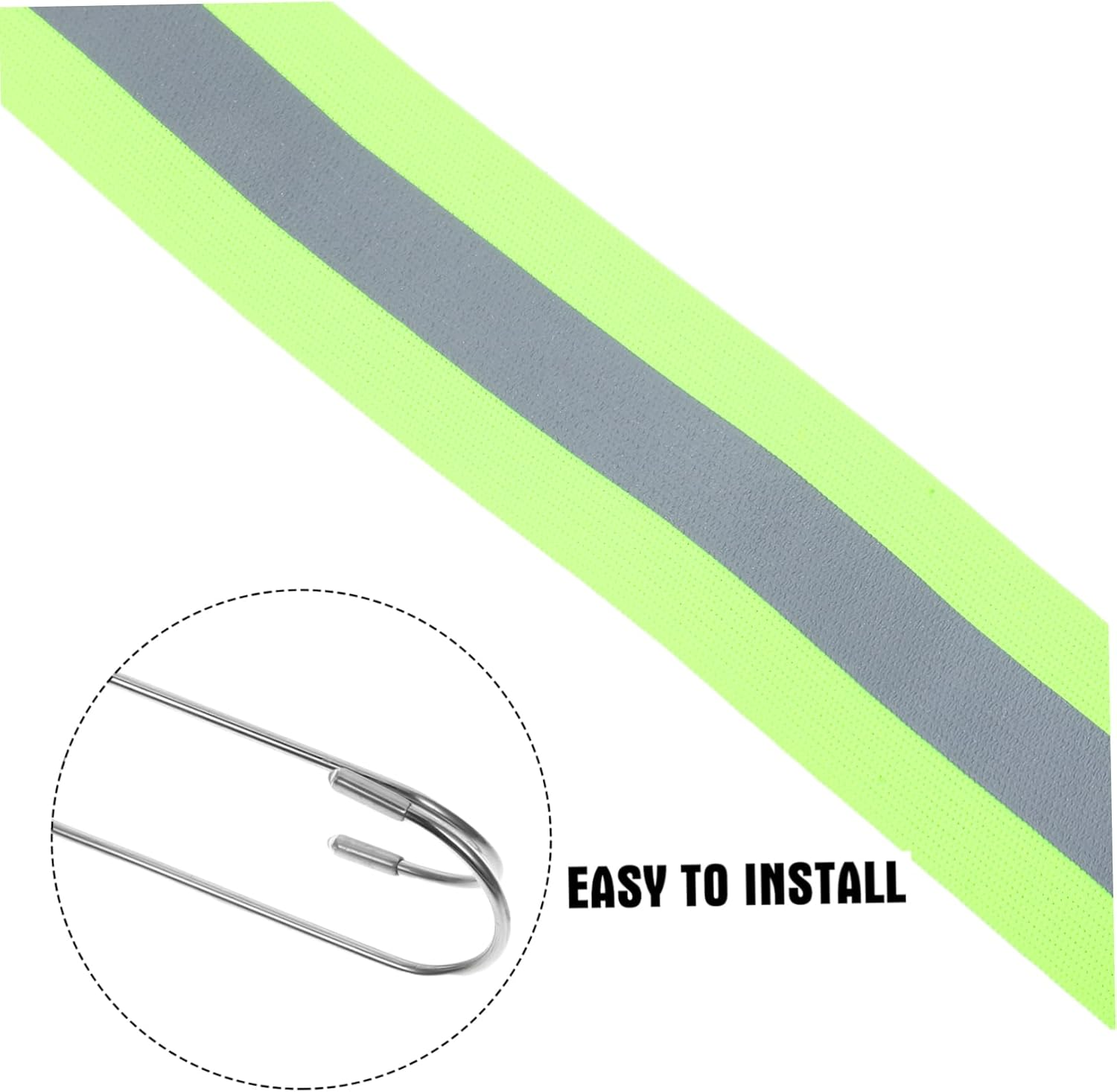Alipis High Visibility Reflective Stripes Protection Safety Tape for Night Driving