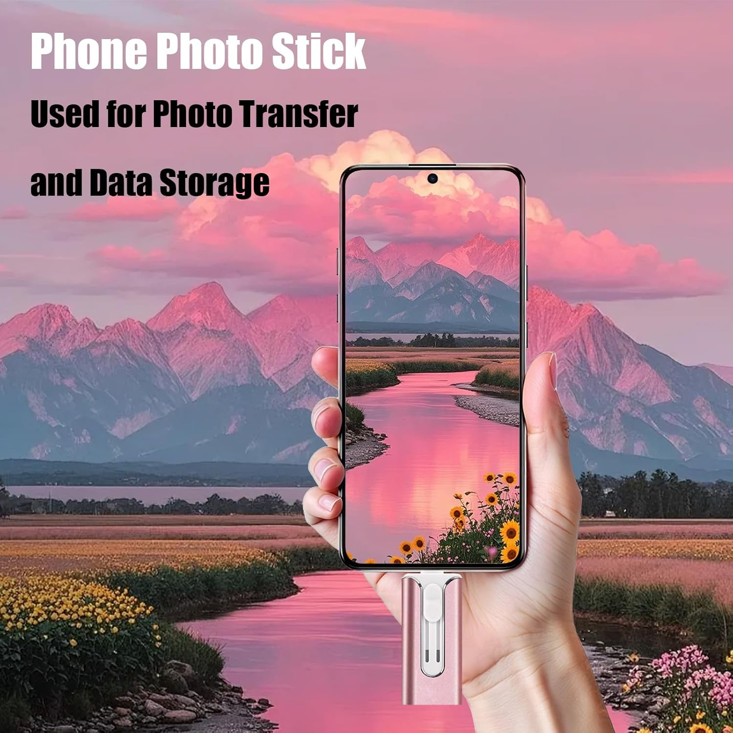 1Pcs 2TB USB Flash Drive, Multi-Functional 4-In-1 High-Speed Transfer Memory Stick, USB Stick,Photo Stick， for Easy Storage of Photos and Data, Compatible with Iphone/Ipad/Android/Pc Universal image number 4