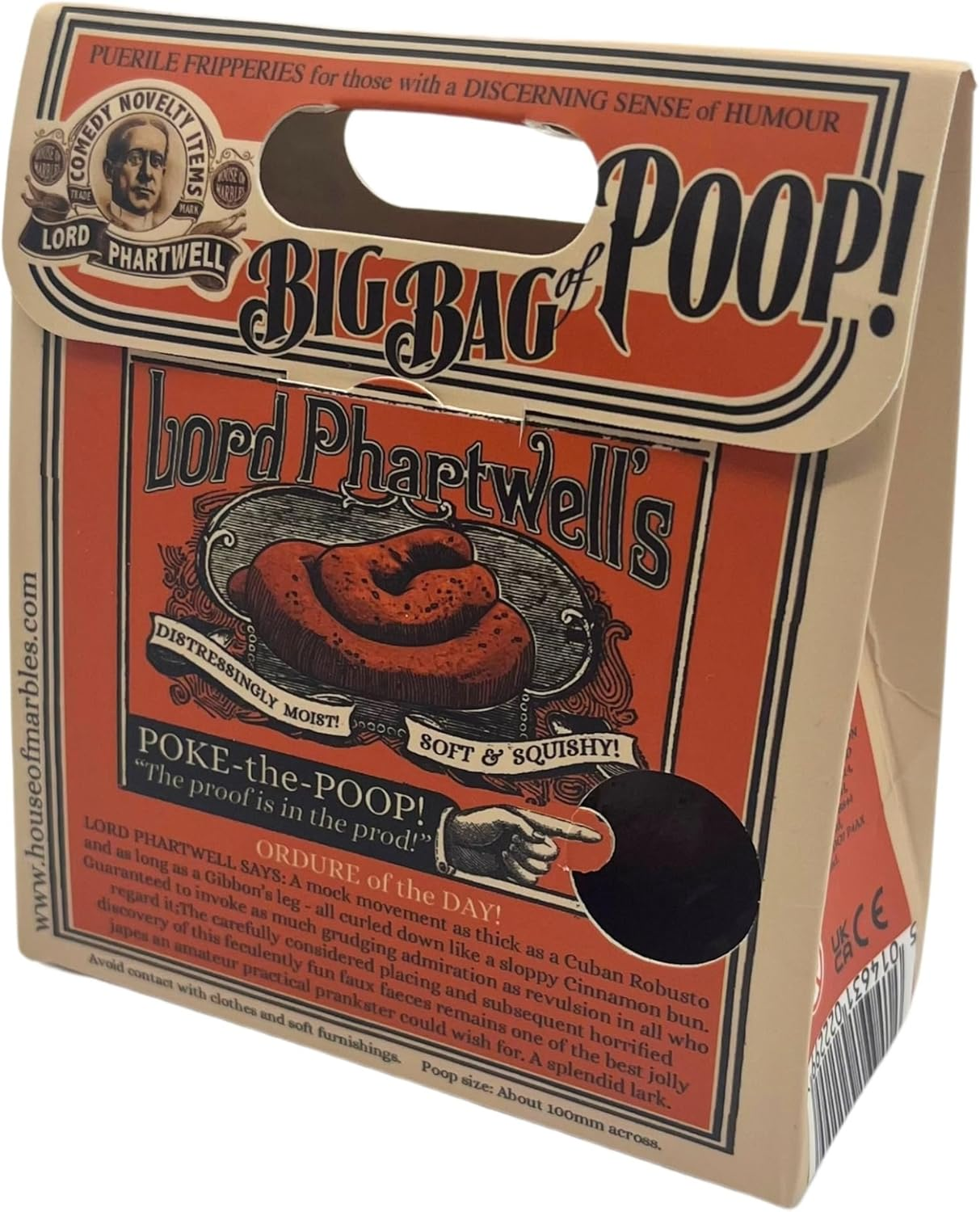 House of Marbles Big Bag of Poop! Novelty Gift & Prank Toy image number 3