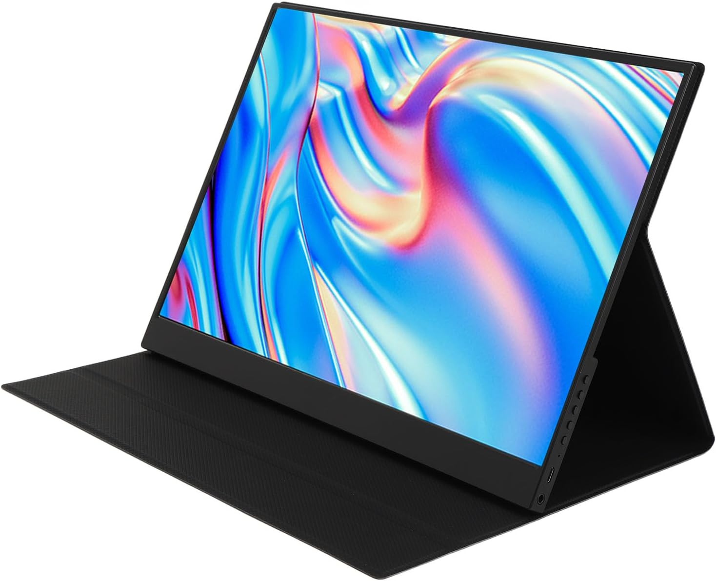 14Inch 2K Portable Monitor, 2160X1440 IPS HDR Touchscreen Display with Speaker, 300 Nits, USB-C/HDMI, Plug & Play, Dual Speakers, for Laptop/Pc/Gaming/Work image number 5