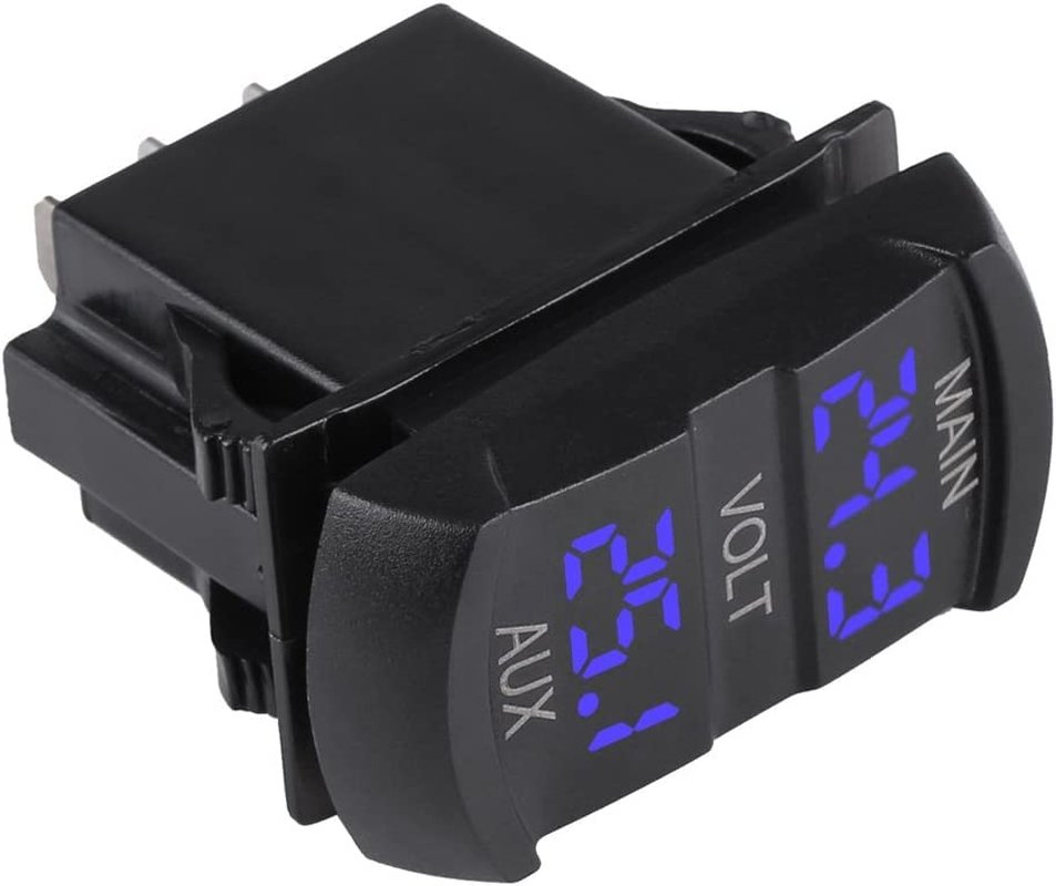 12V Volt Meter Dual Battery Monitor LED Digital Car Boat Voltage Marine Gauge AU image number 3