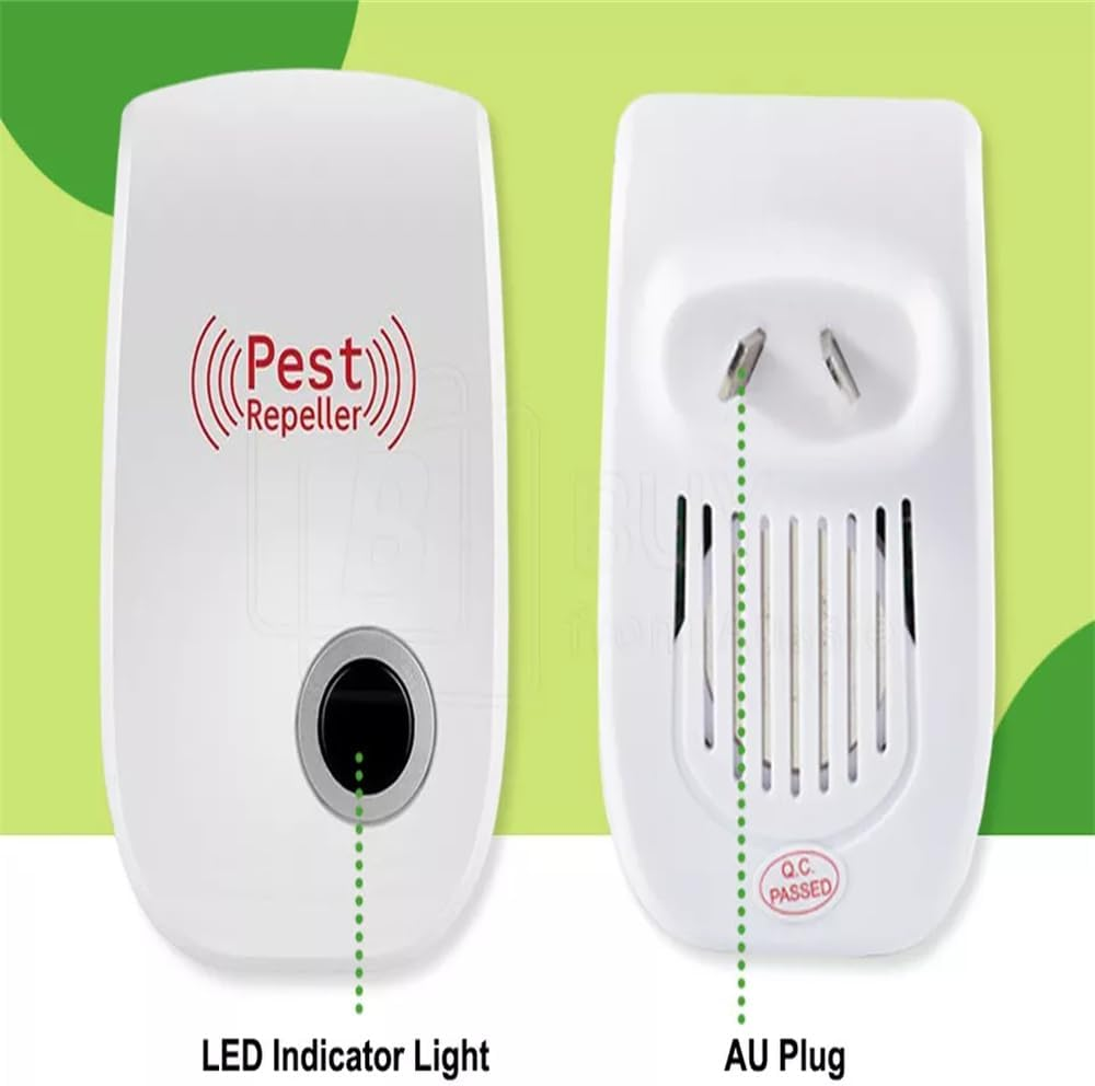 6Pcs Ultrasonic Pest Repeller Electronic Reject Mouse Rat Mosquito Insect Control AU