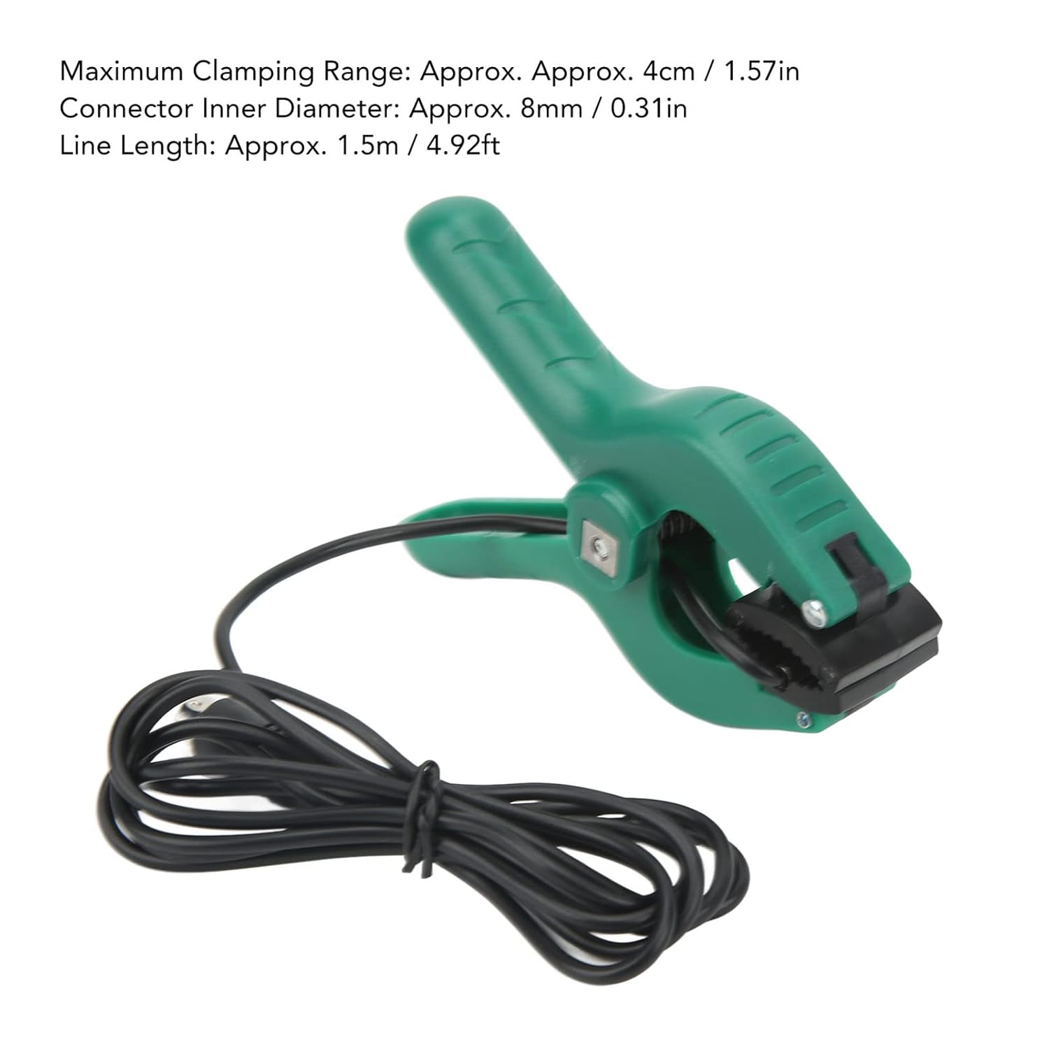 Asixxsix Temperature Clamp, Thermocouple Adapter, HVAC Temperature Probe for Clamp Meters, Surface Thermometer, 4 Pin Connector,Temperature Sensor Probes Measures -40~302℉(-40~150℃)