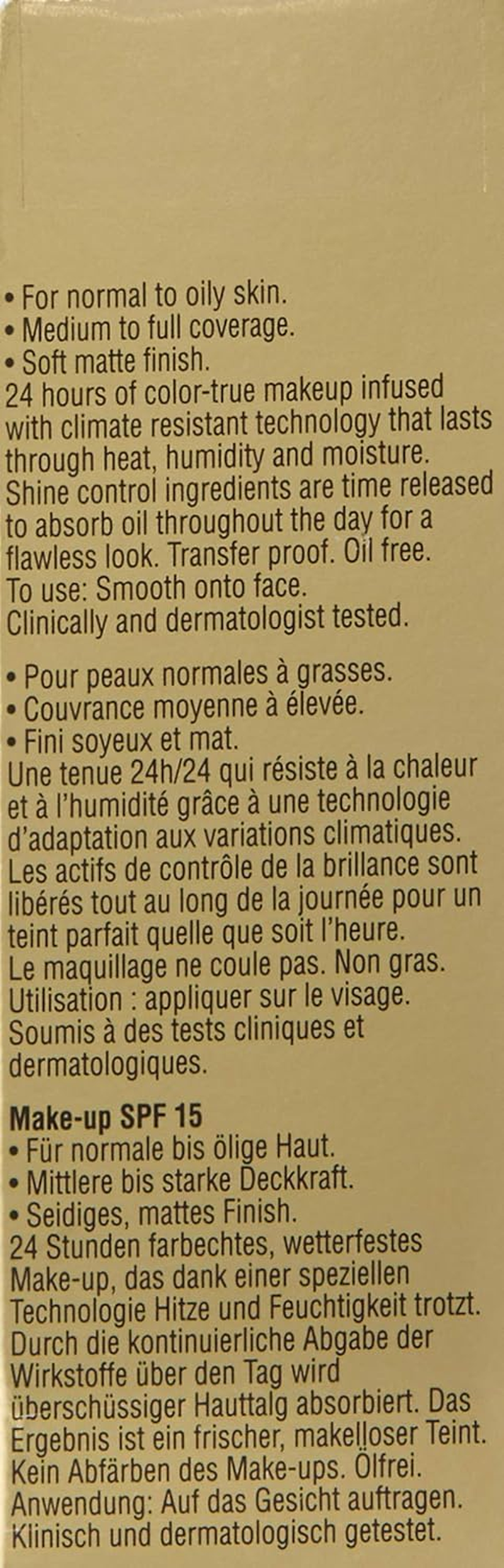 Elizabeth Arden Flawless Finish Perfectly Satin 24HR Makeup SPF 15-14 Caramel by Elizabeth Arden for Women - 1 Oz Foundation, 29.57 Millilitre image number 2
