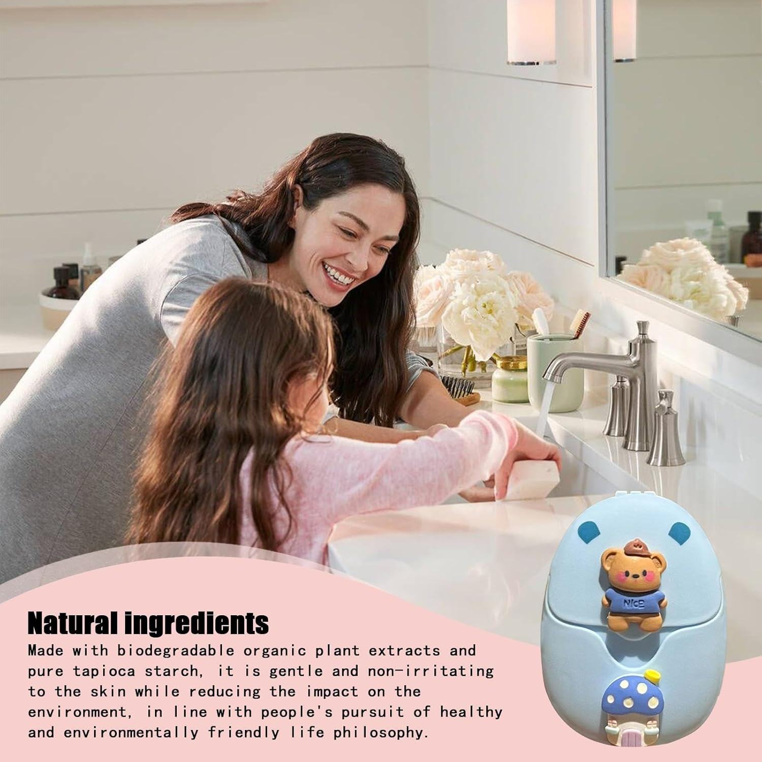 Portable Travel Soap Paper Slices - Travel Soap Slices - Portable Travel Bath - Small Soap Paper for Hand Wash 50 Pieces Ba image number 2