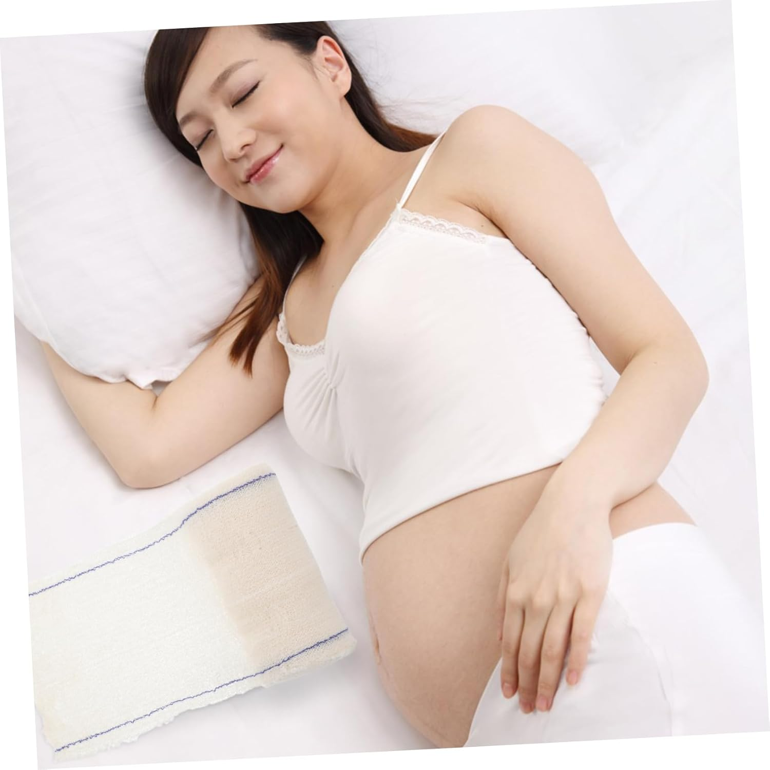 Postpartum Belly Band Breathable Adjustable Chest Compression Wrap for Support Comfortable Compression for Shaping and Posture Improvement image number 1