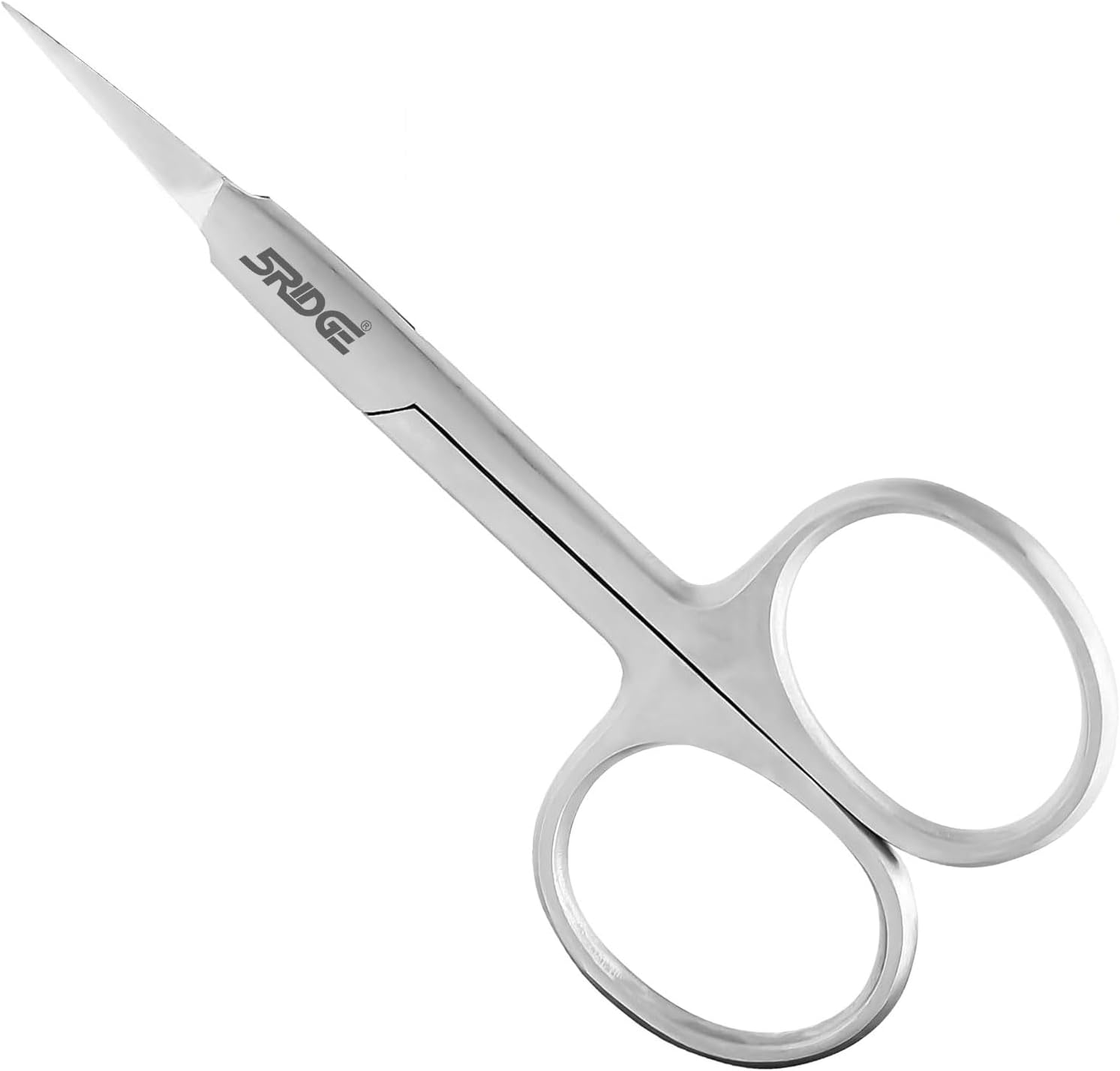 Nail Scissors, Professional Stainless Steel Curved Cuticle Sharp Dead Skin Manicure Scissors, Pointed Beauty for Trimming Eyebrows, Nose Hair, Finger & Toe Nail Care