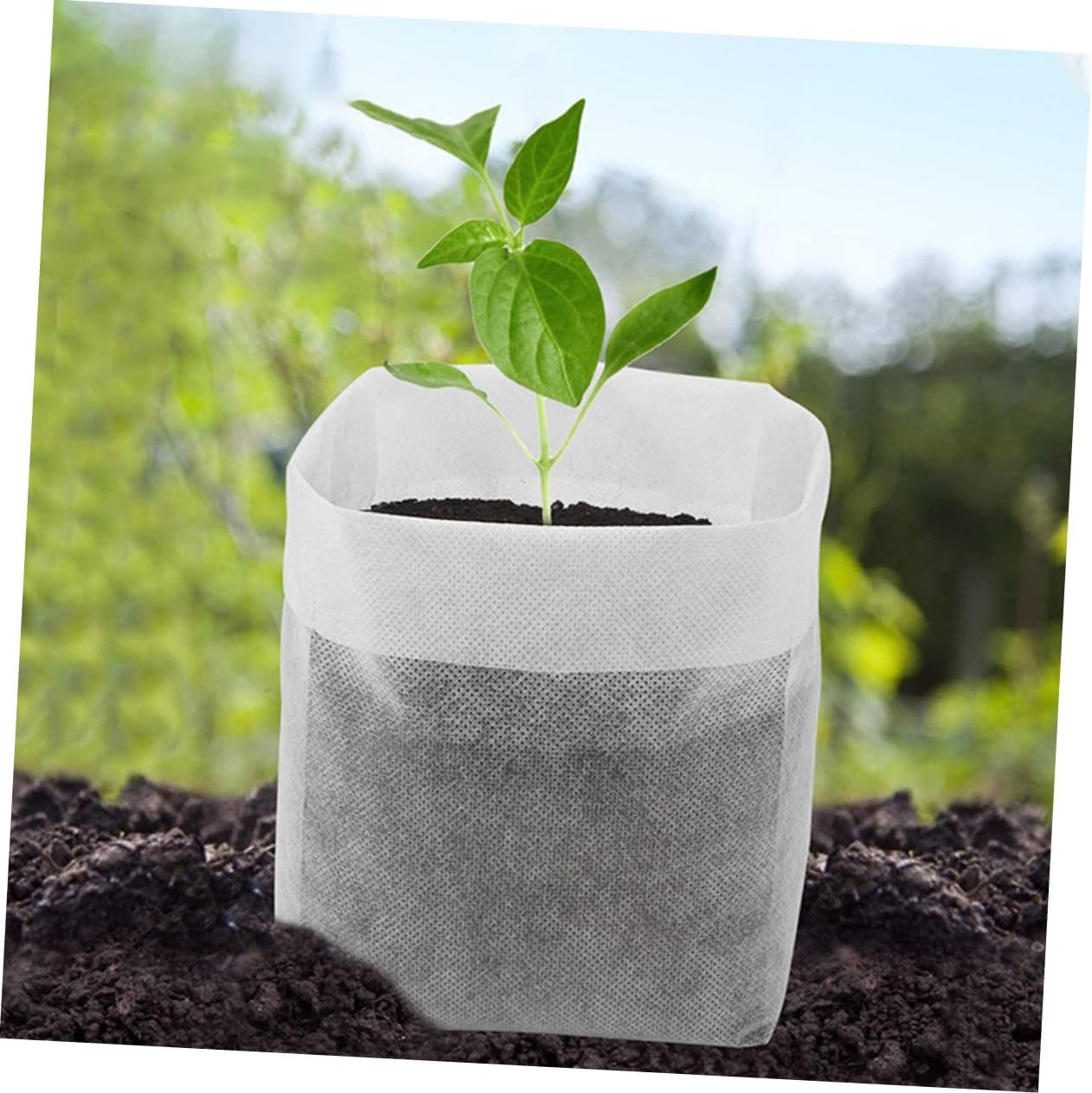 Grow Bags Set 209Pcs Fabric Planters for Plants Non-Woven Nursery Bags Versatile for Gardens image number 6