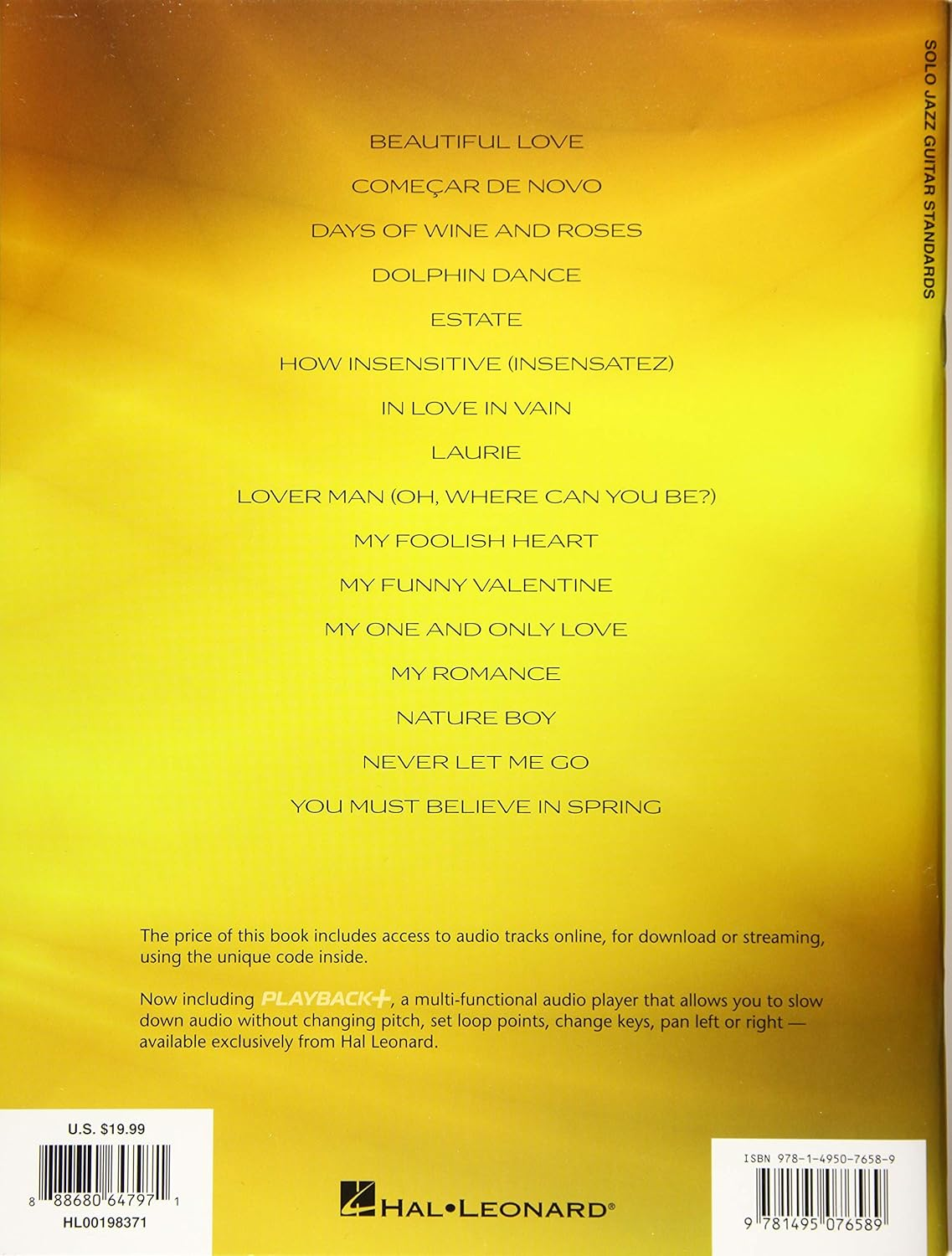 Solo Jazz Guitar Standards: 16 Songs Expertly Arranged in Chord-Melody Style as Popularized on Youtube!