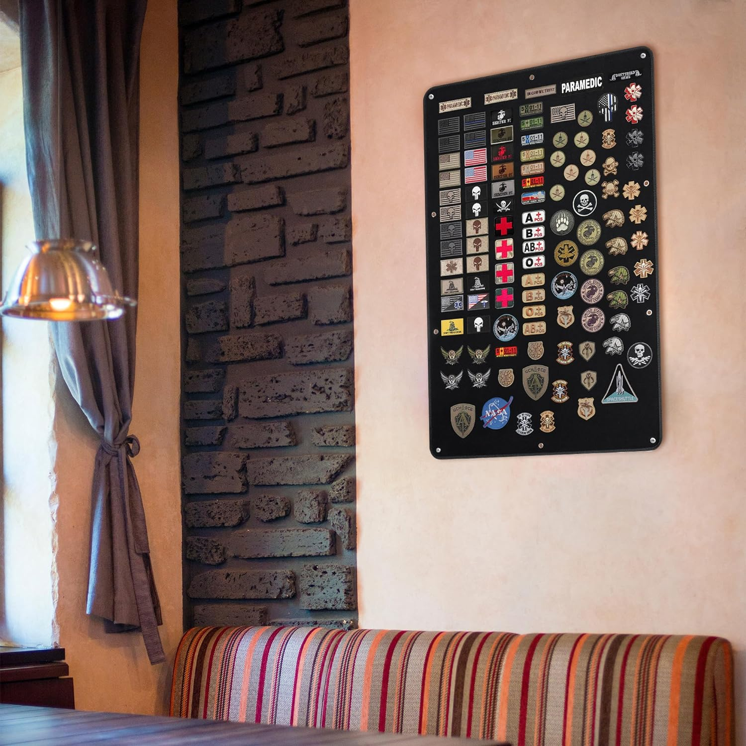 Uikro Tactical Patch Board, Military Patches Display Organizer for Collection Army Combat Morale Emblems image number 3