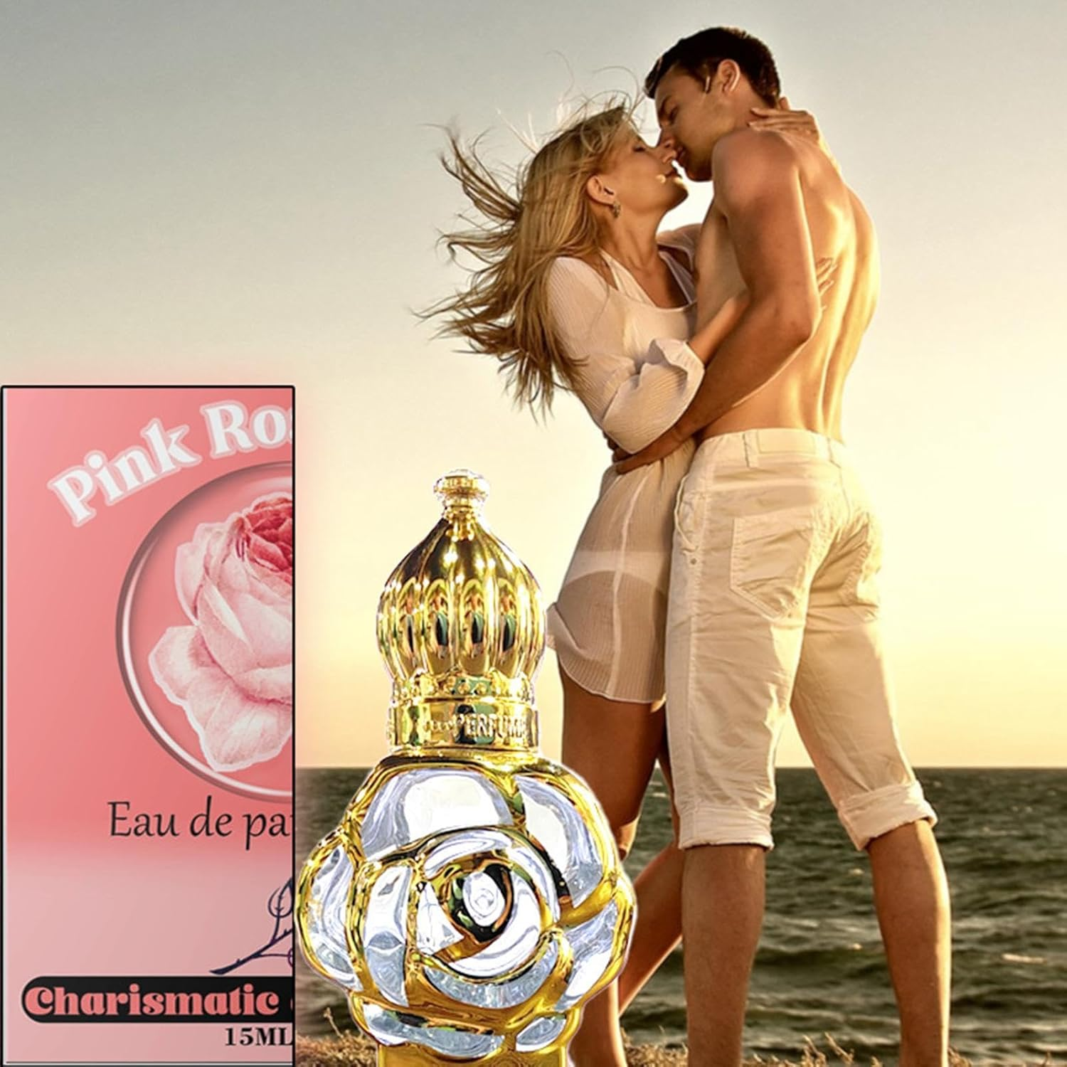 Arabic Perfume- 15Ml Concentrated Oil, Seductive Arabian Elegant Scent| Women Floral Clothing Fragrance, Seductive Arabian Elegant Scent Perfect for Girls Women image number 2