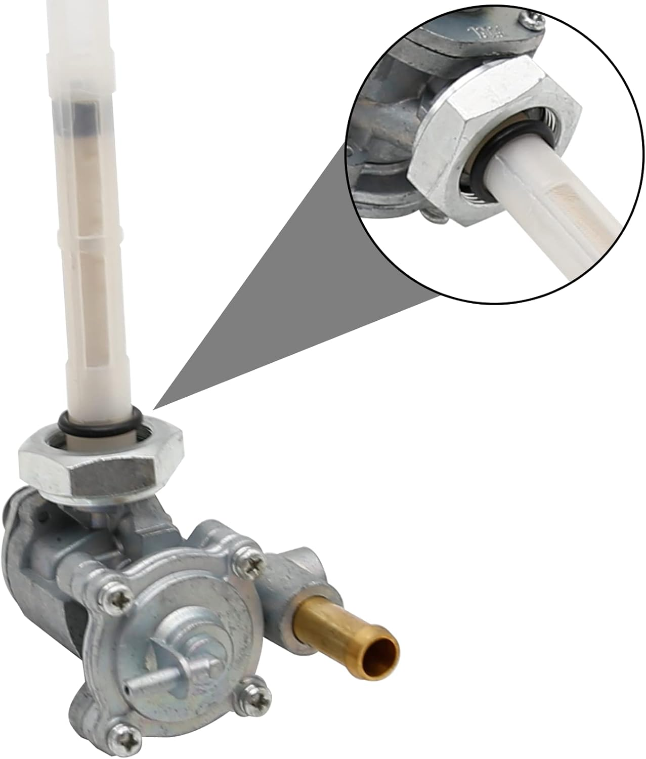 VT750C Fuel Petcock Valve Gas Tank Switch Replacement for Honda Shadow Spirit Aero 750 VT750C2 VT750CA VT750C2F 2007-2009 image number 4