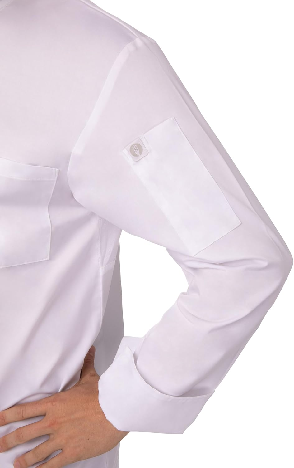 Chef Works Men'S Calgary Cool Vent Chef Jacket image number 4