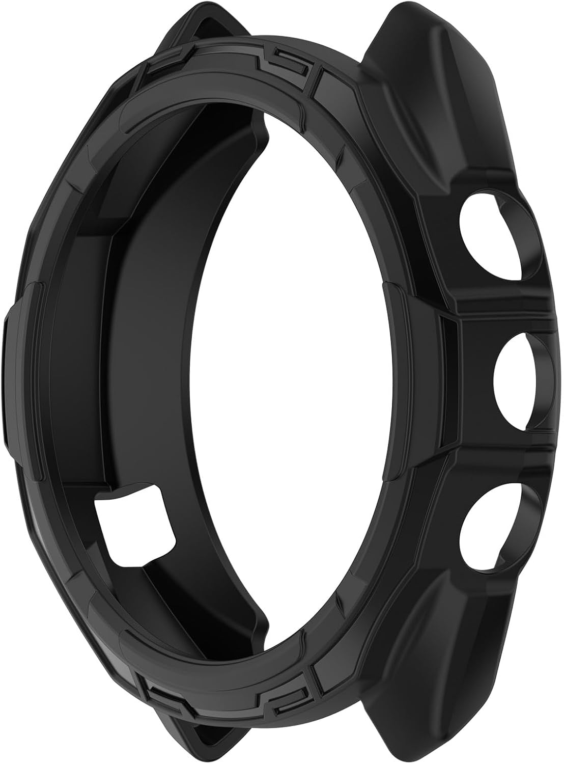 Screen Protector Case Intended for Garmin Approach S70(47Mm) Smartwatch Accessories Colorful Covers Scratched Resistant Full Protective Cover for Approach S70(47Mm) (Black) image number 4