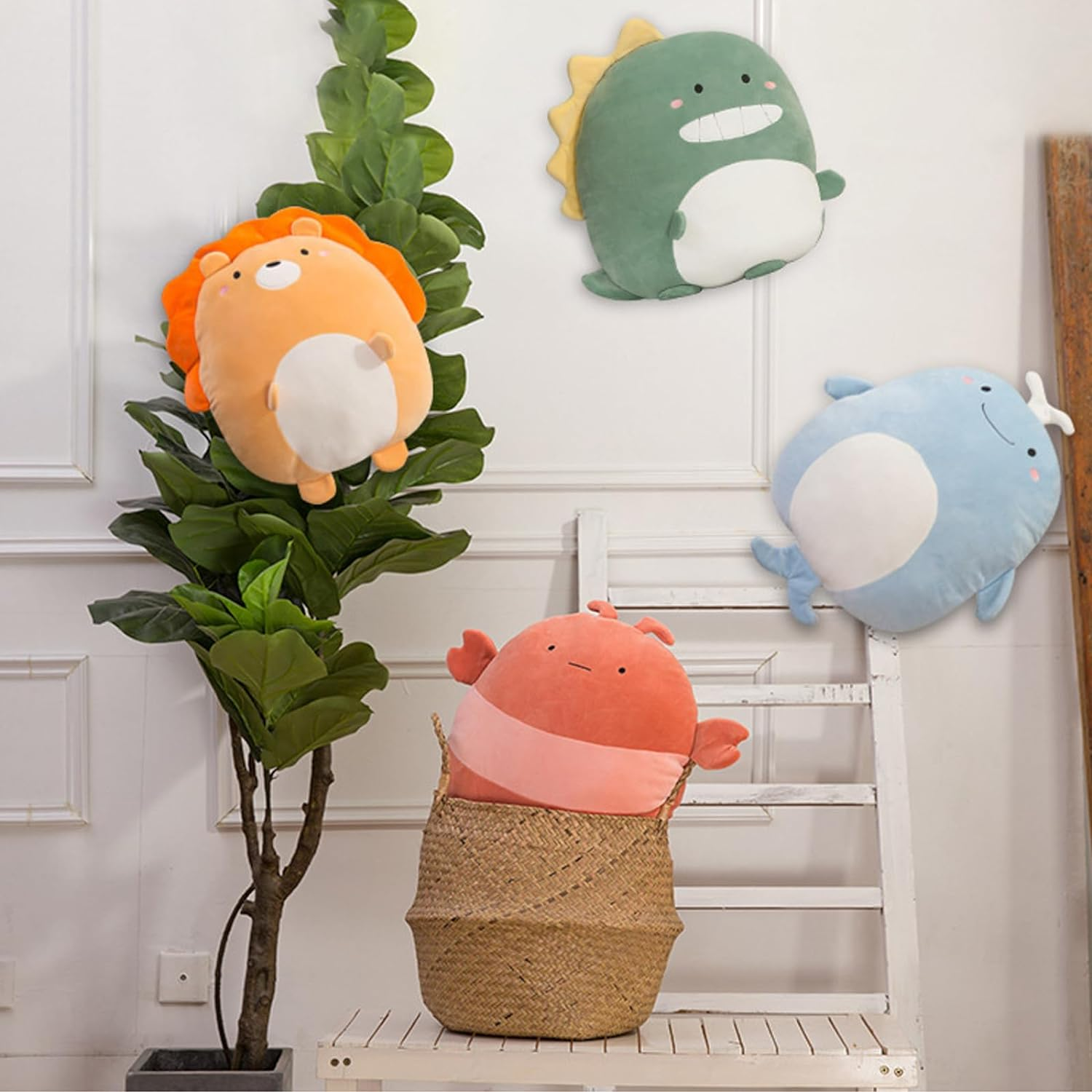 Penguin Plush Pillow, 8 Inch Kawaii Penguin Stuffed Animal Toy Cute Penguin Plushie Animal Pillows Gifts for Boys and Girls