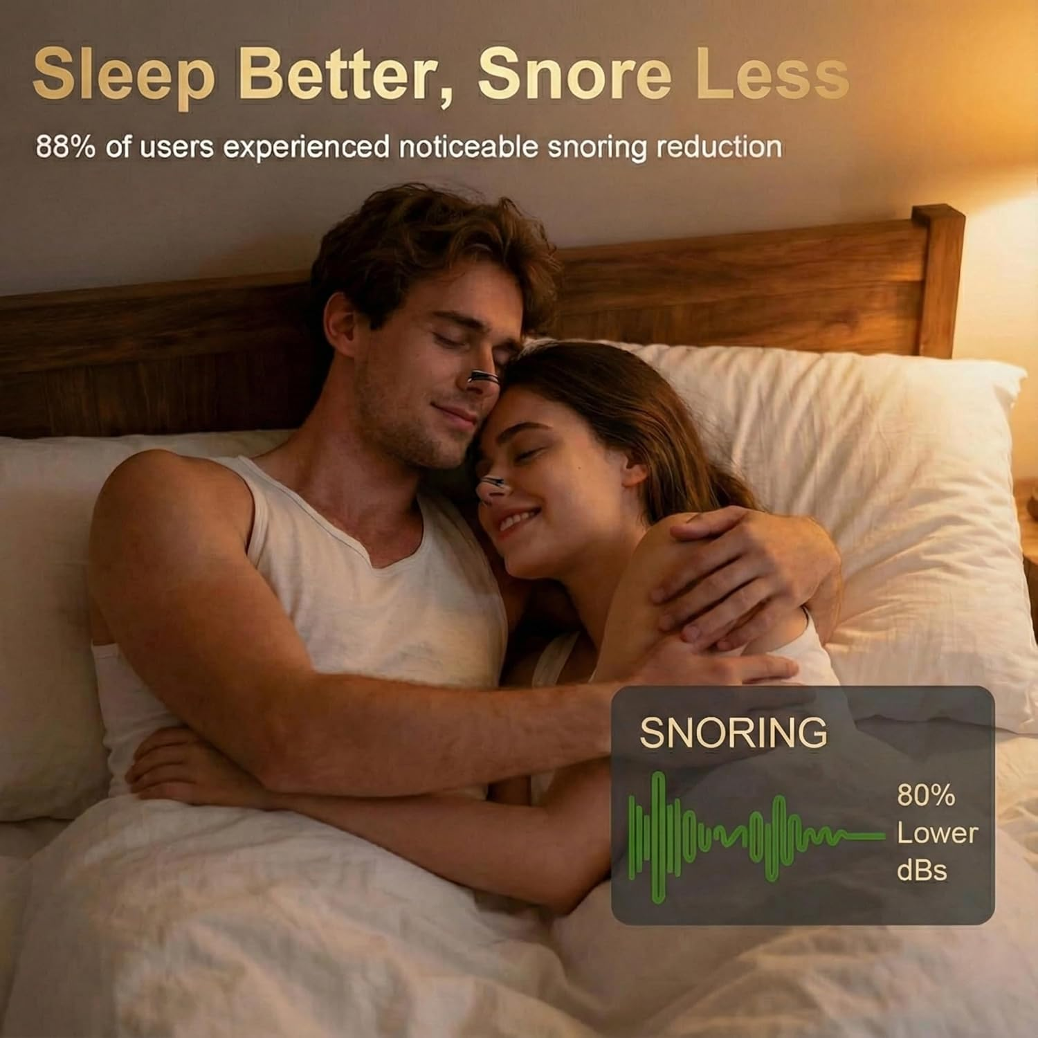 120PCS Anti-Snoring Sleep Nasal Strips Refill Pack, 60-Day Count Skin Safe Anti-Snoring Devices, Enhanced Breathing, Reduce Snoring, Improve Sleep Quality image number 2