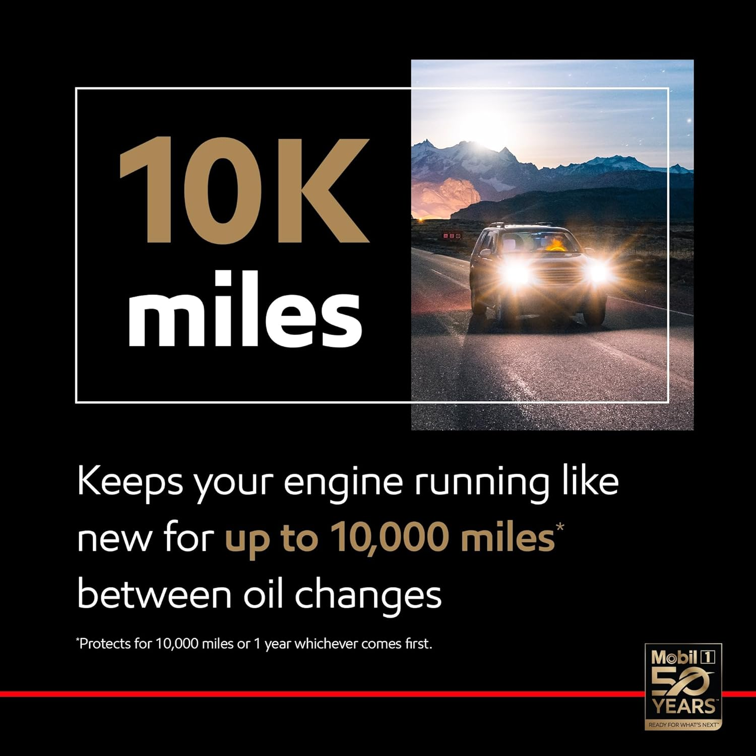 Mobil 1 Advanced Full Synthetic Motor Oil 5W-30, 5 Quart image number 2