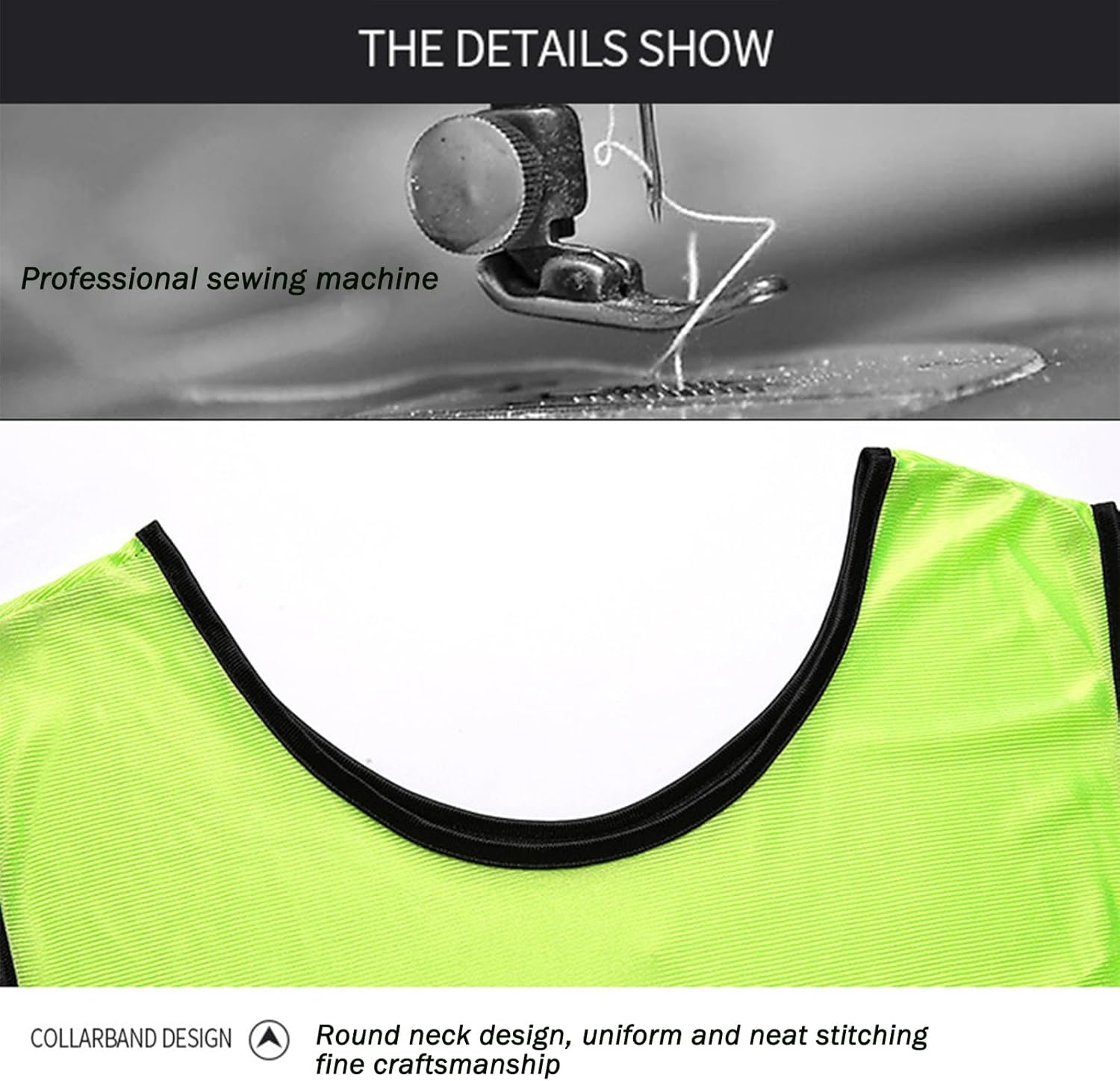 5-Pack Training Tank Top, Breathable Sports Practice Bibs, Moisture-Wicking Athletic Sleeveless Shirts, Lightweight Comfort Training Bibs for Outdoor Activities, Soccer, Youth Size image number 1