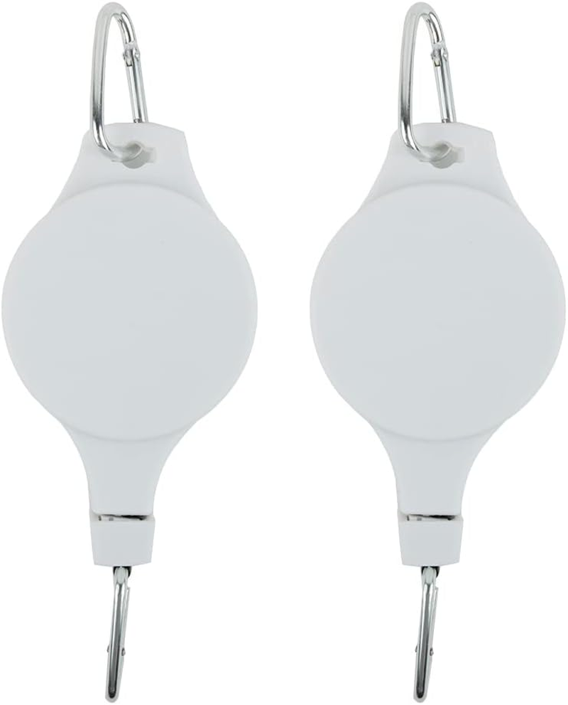 Retractable Plant Pulley Flower Basket Hook,Adjustable Telescopic Hook for Hanging Basin Chlorophytum Flower Pot Birdcage - Home Gardening Decoration Supplies (4Pcs) image number 2