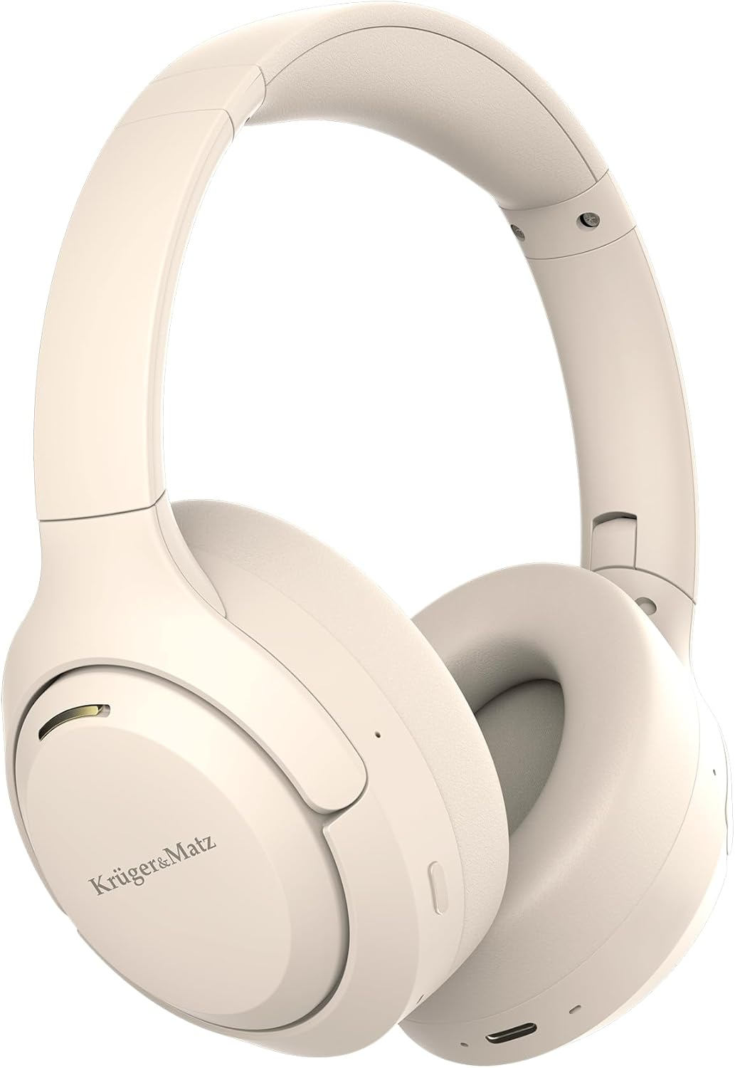 Kr&uuml;ger&Matz Wireless Earphones with ANC F8A Built-In Bluetooth Microphone 5.4 Beige image number 6