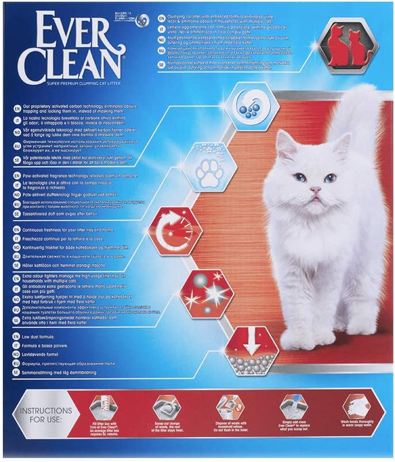 Ever Clean Multiple Cat Litter, 10 Litre, Scented image number 4