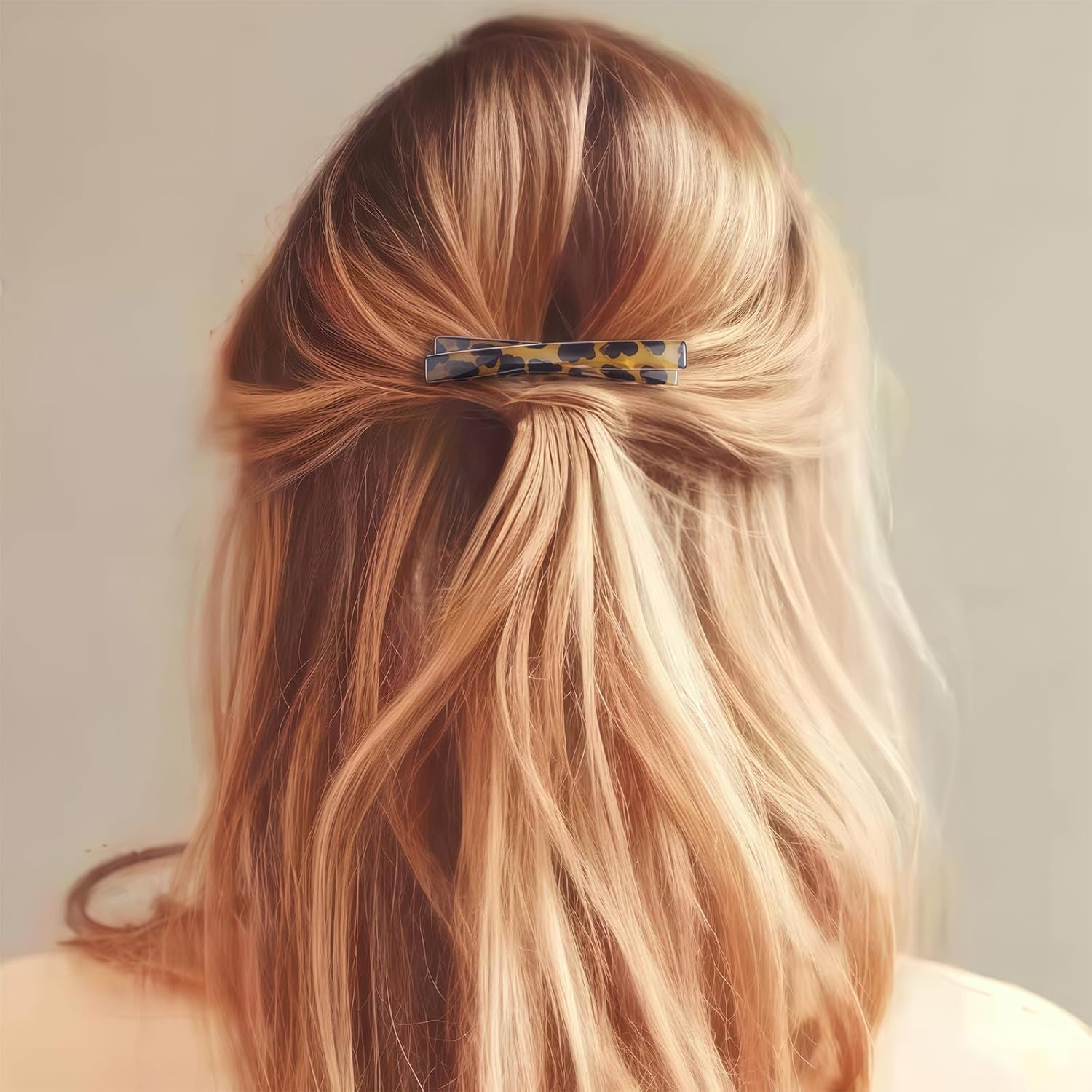 8 Pcs Hair Clips, Tortoise Shell Hair Clips Women and French Hair Clip Set for Girls, Ladies for Daily Styling, Parties, Work (Multi-Colour) image number 4