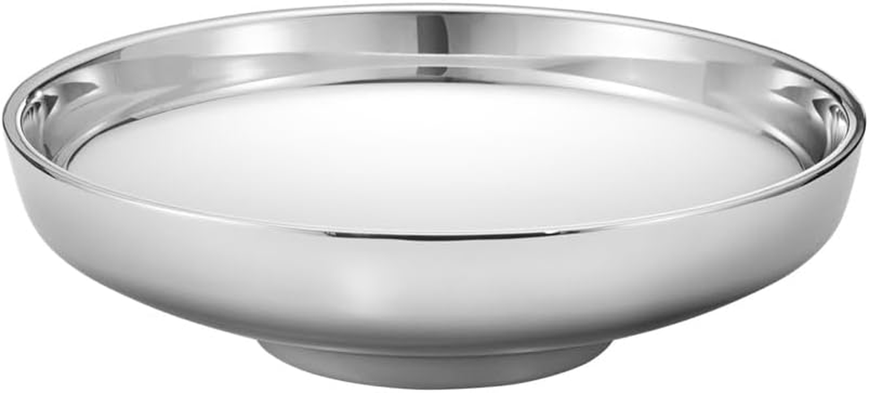 Georg Jensen 10020336 Serving Bowl, Fruit Bowl, Interior Bowl, Henning KOPPEL, Silver, Diameter 11.0 X Height Approx. 3.1 Inches (28 Cm), Dishwasher Safe