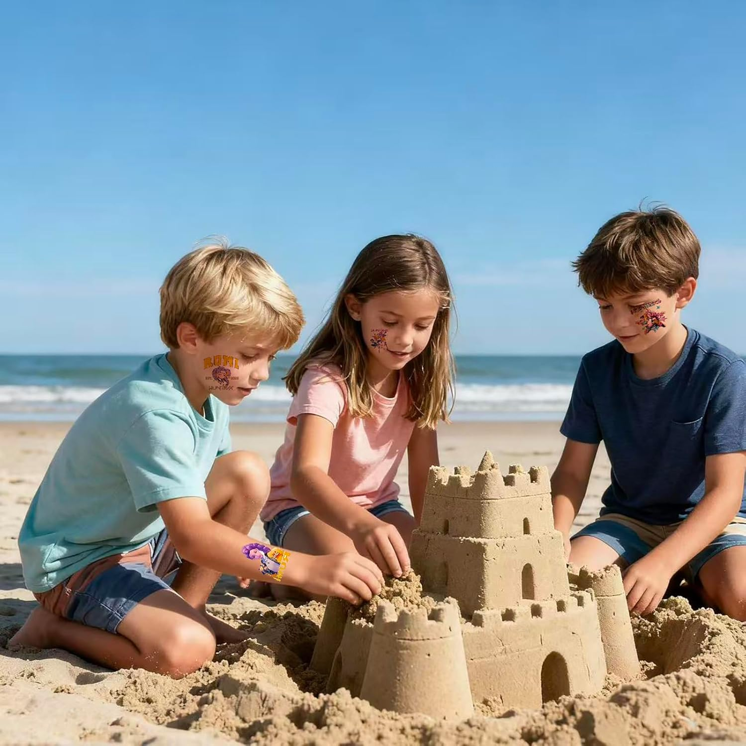 40Pcs Kpop Demon Hunters Temporary Tattoos for Kids,Birthday Party Supplies Decoration Favors,Cartoon Characters Movie Cute Sticker Gifts for Girl Boys Home Activity Class Prizes Christmas Rewards image number 1