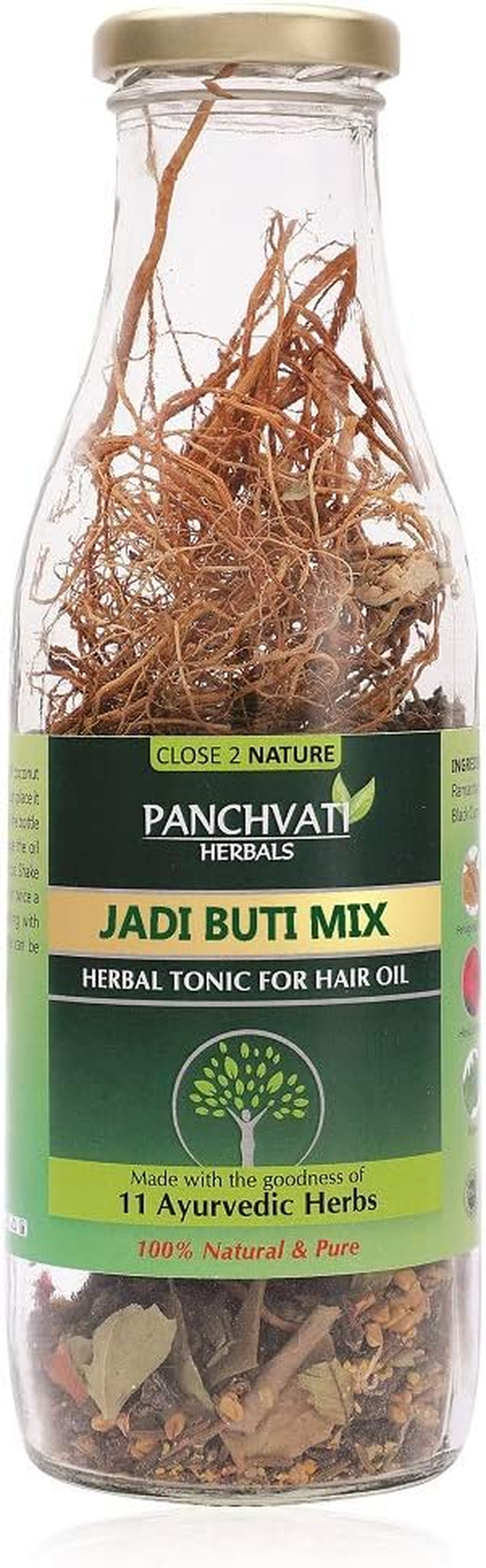 Panchvati Make Your Own Hair Oil DRY Jadi Buti Mix (11 Ayurvedic Herbs, 100% Herbals & Plant Derived) for Complete Hair Care image number 5